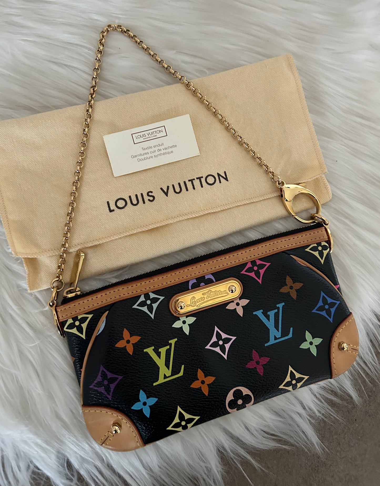 Louis Vuitton x Takashi Murakami pochette vintage
