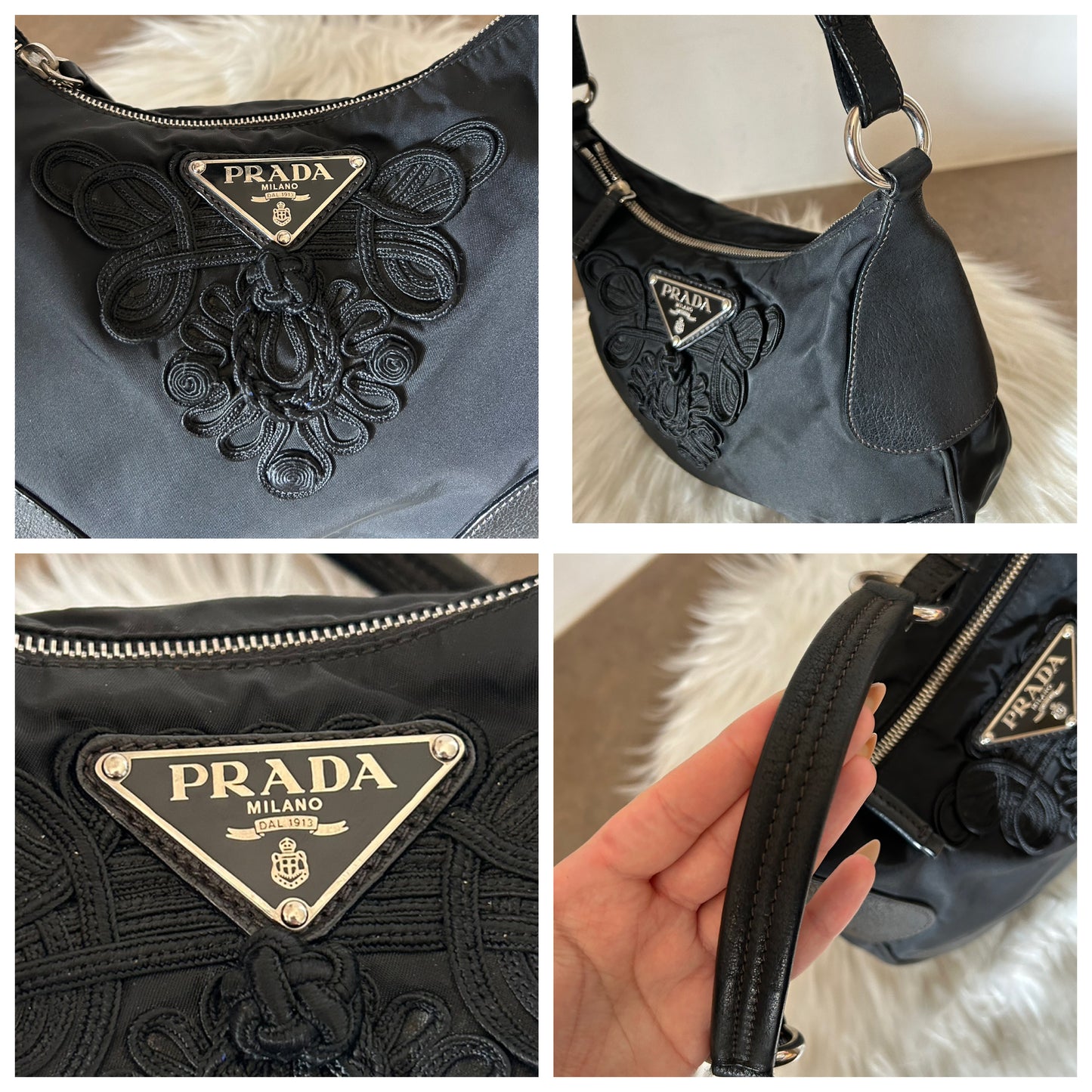Prada Cleo con ricami rarissima