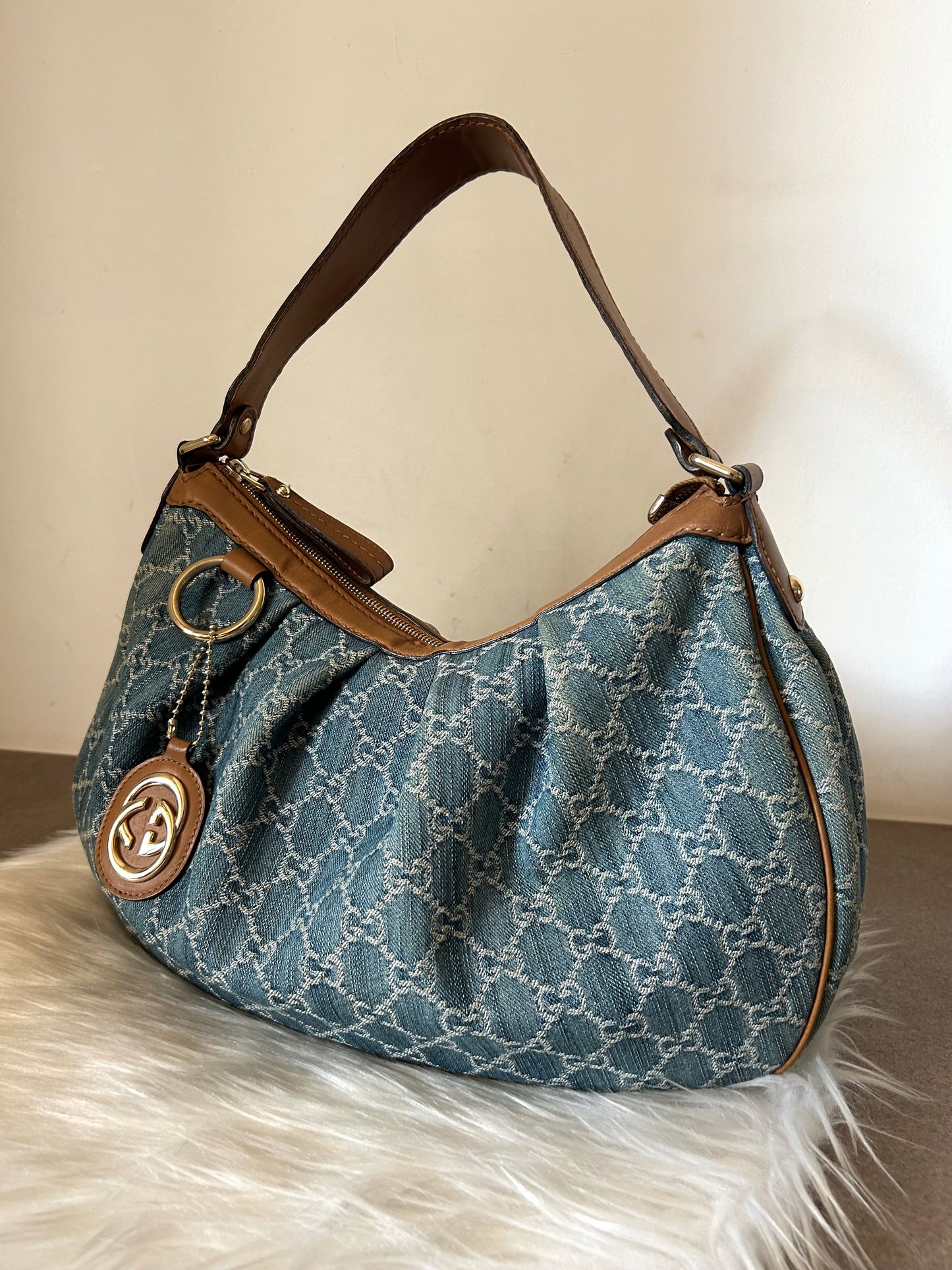 Gucci Sukey denim in monogram