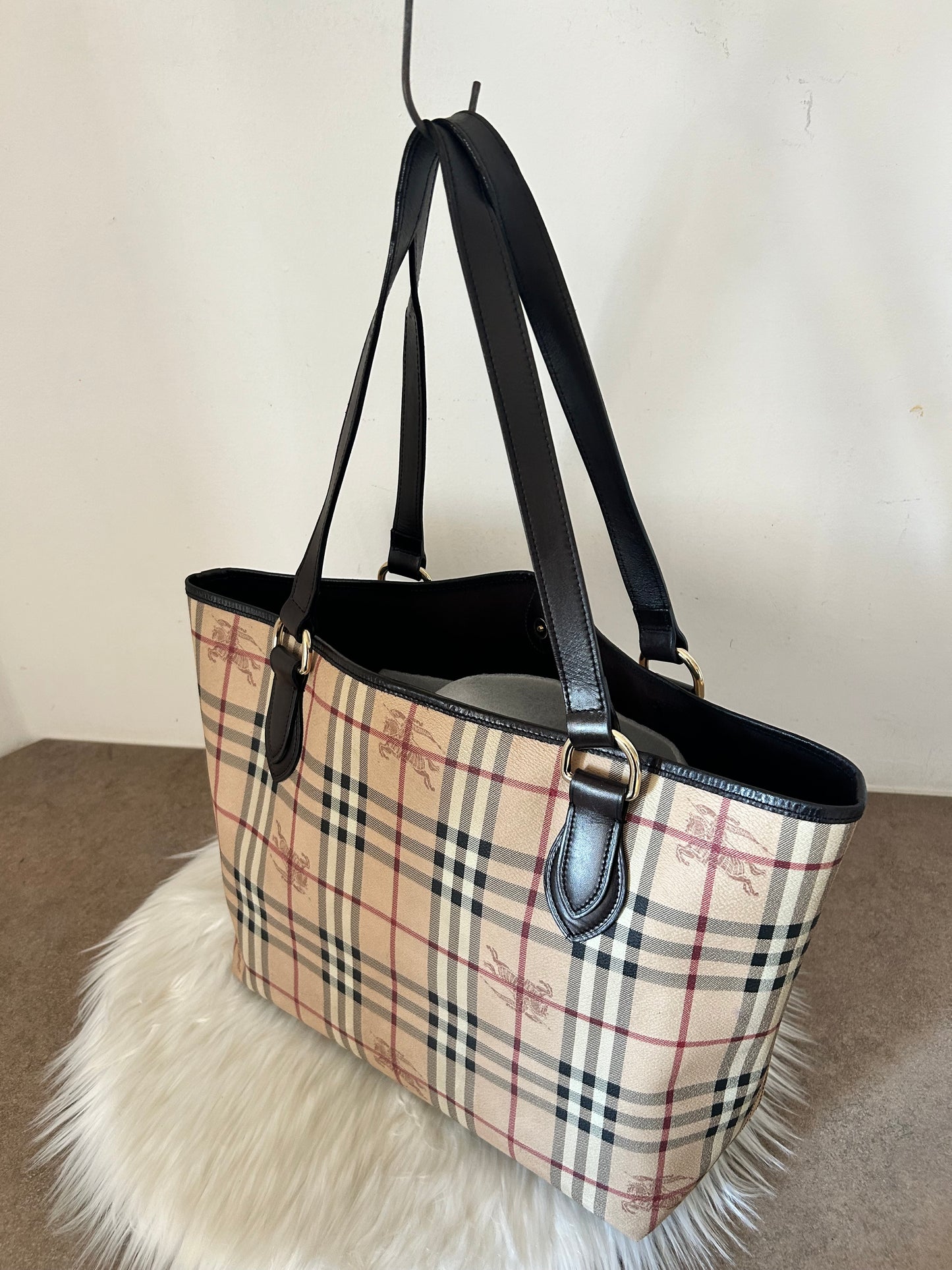 Burberry Check tote bag