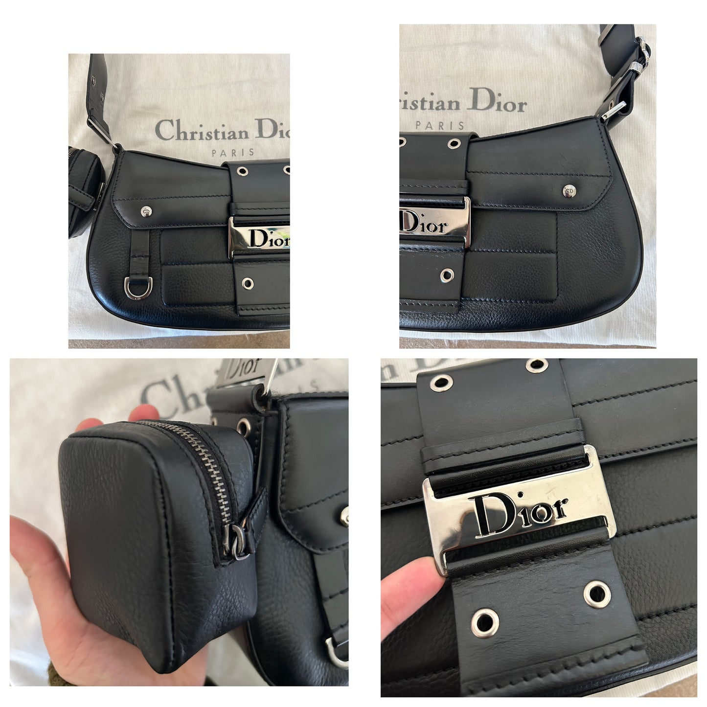 Dior Columbus nera in pelle