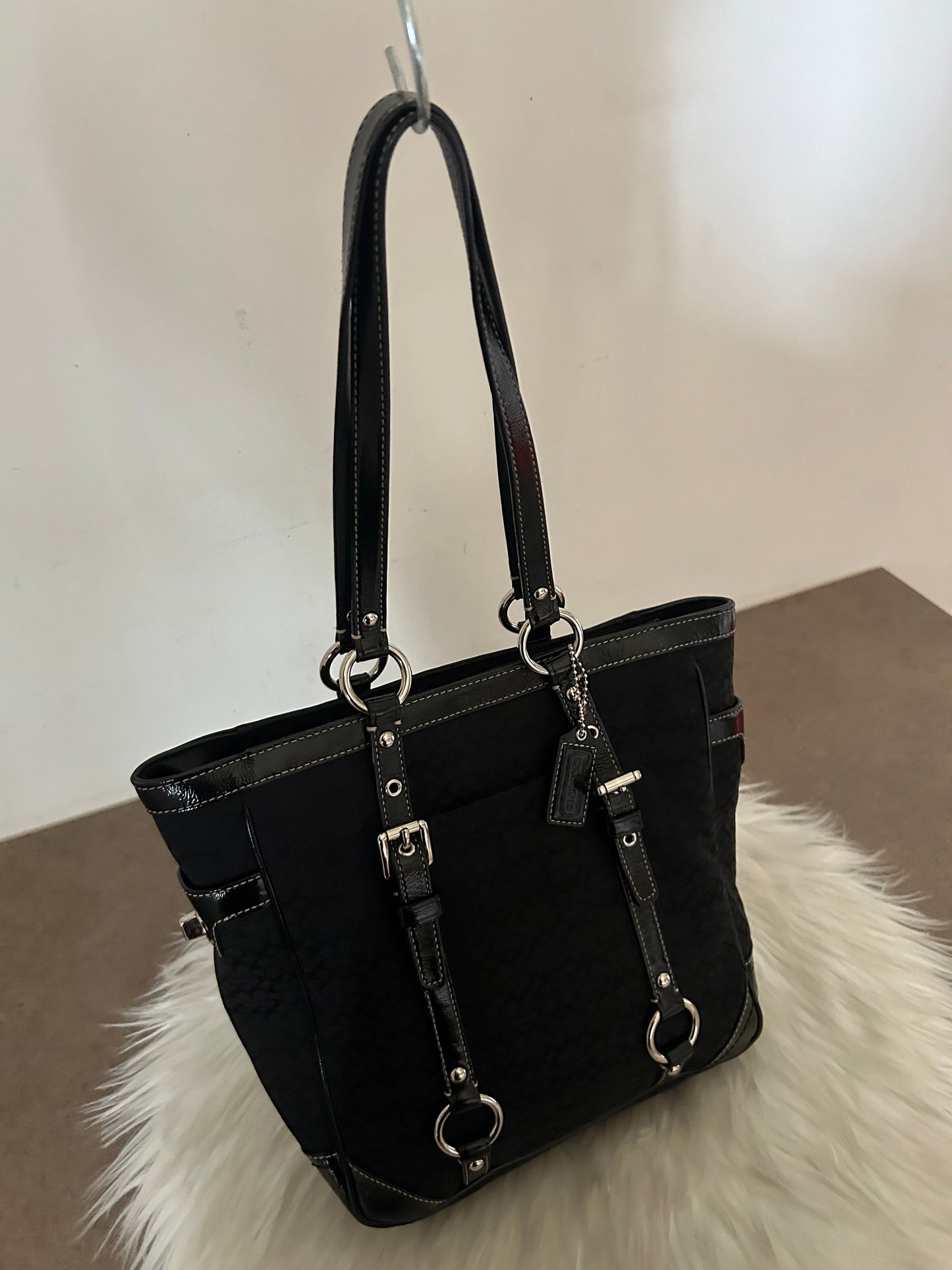 Coach tote bag in monogram