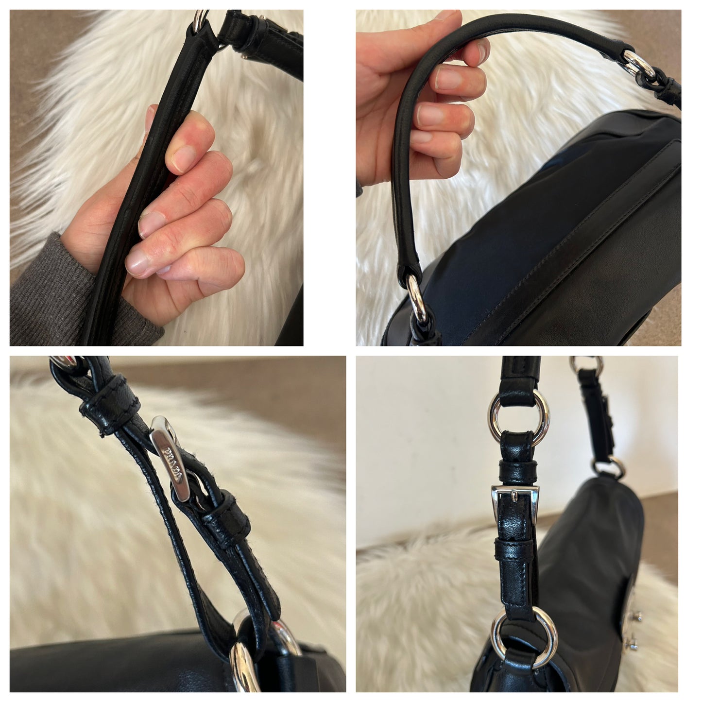 Prada baguette nera