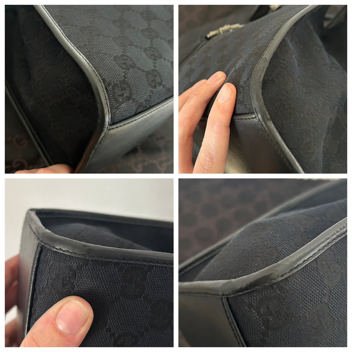 Gucci Jackie nera in monogram