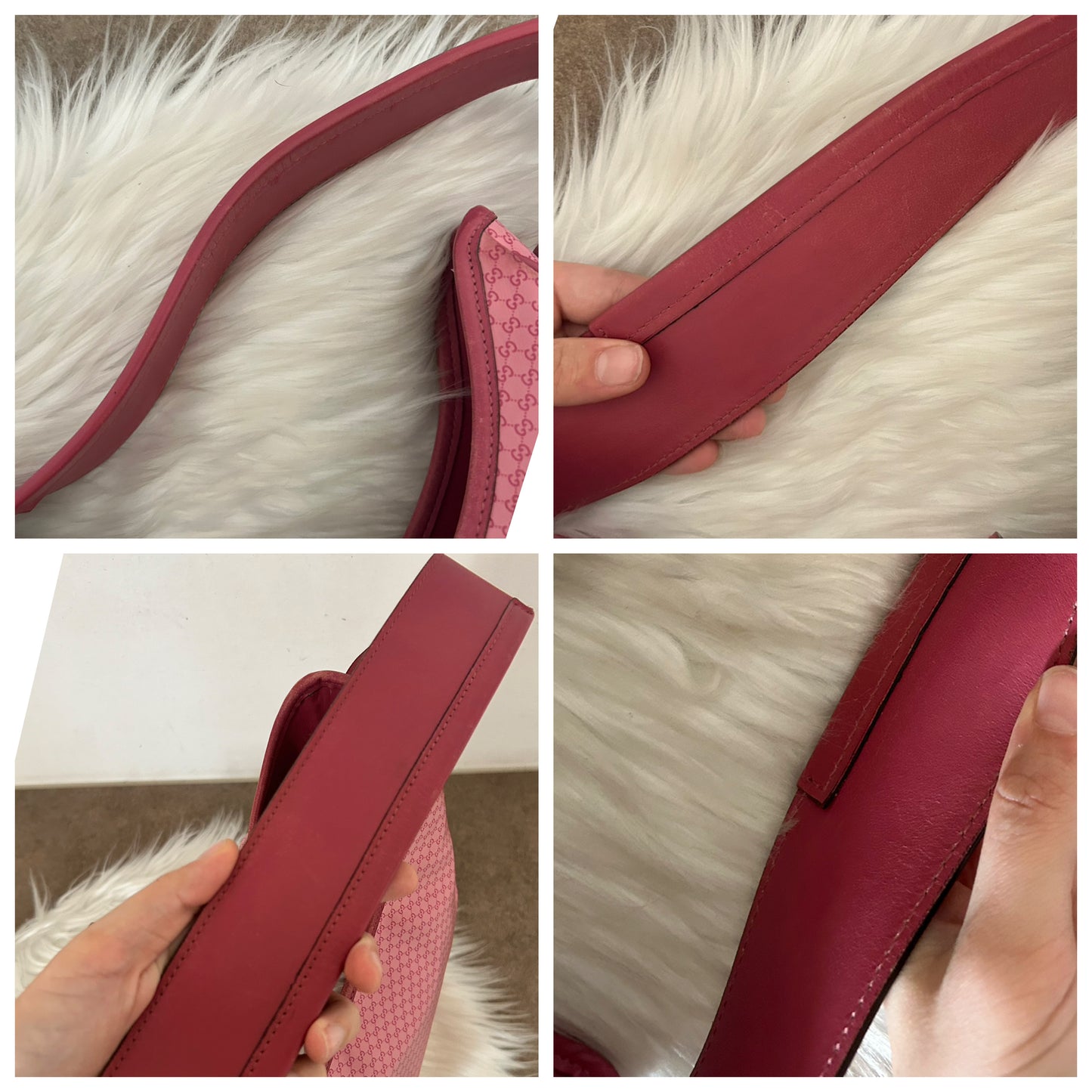 Gucci Jackie rosa in tela