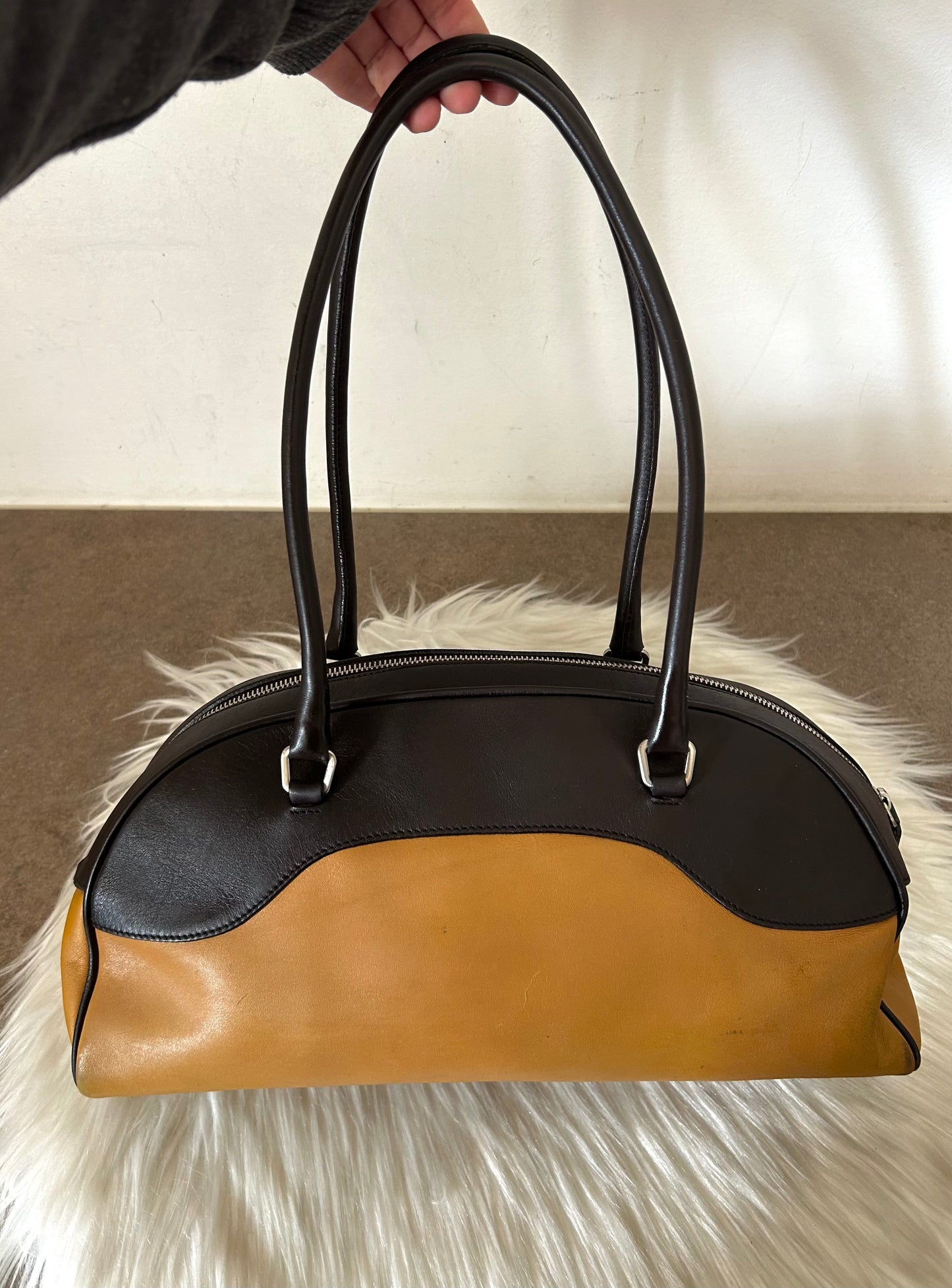 Prada Bowling in pelle