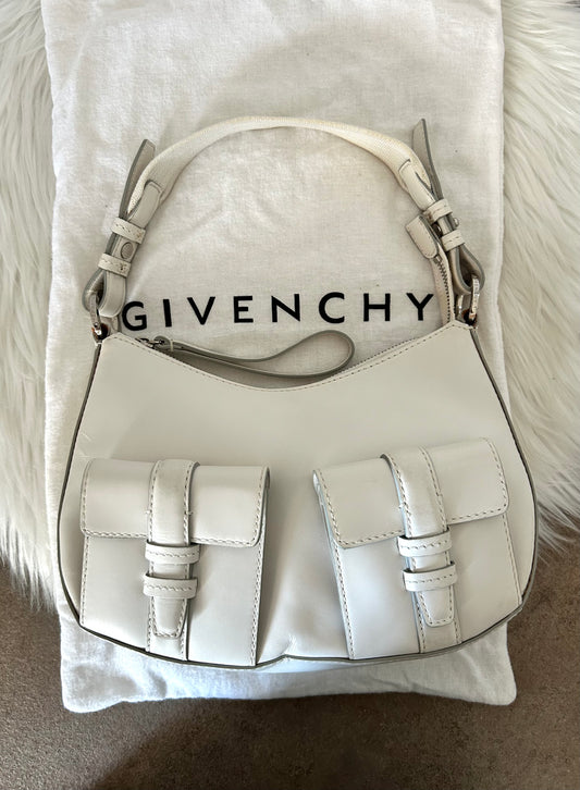 Givenchy borsetta in similpelle bianca