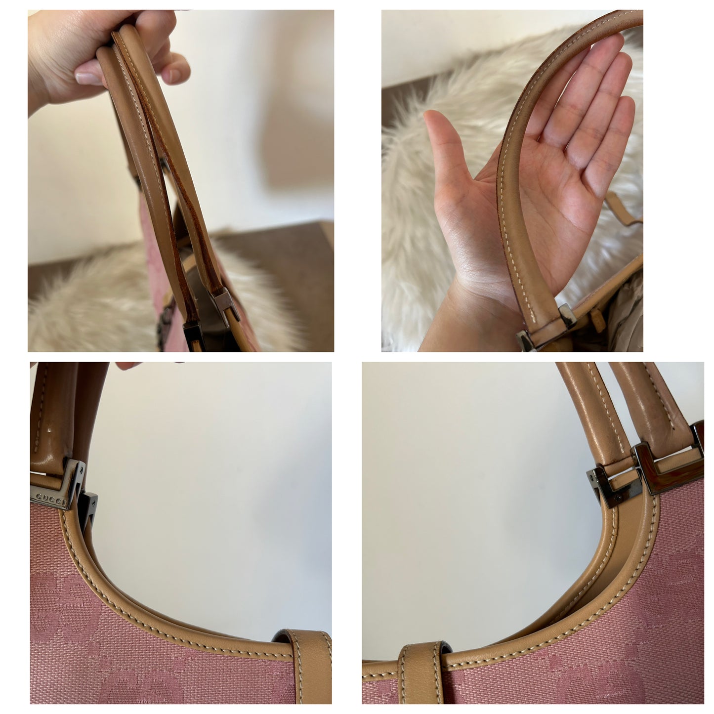 Gucci Jackie rosa monogram