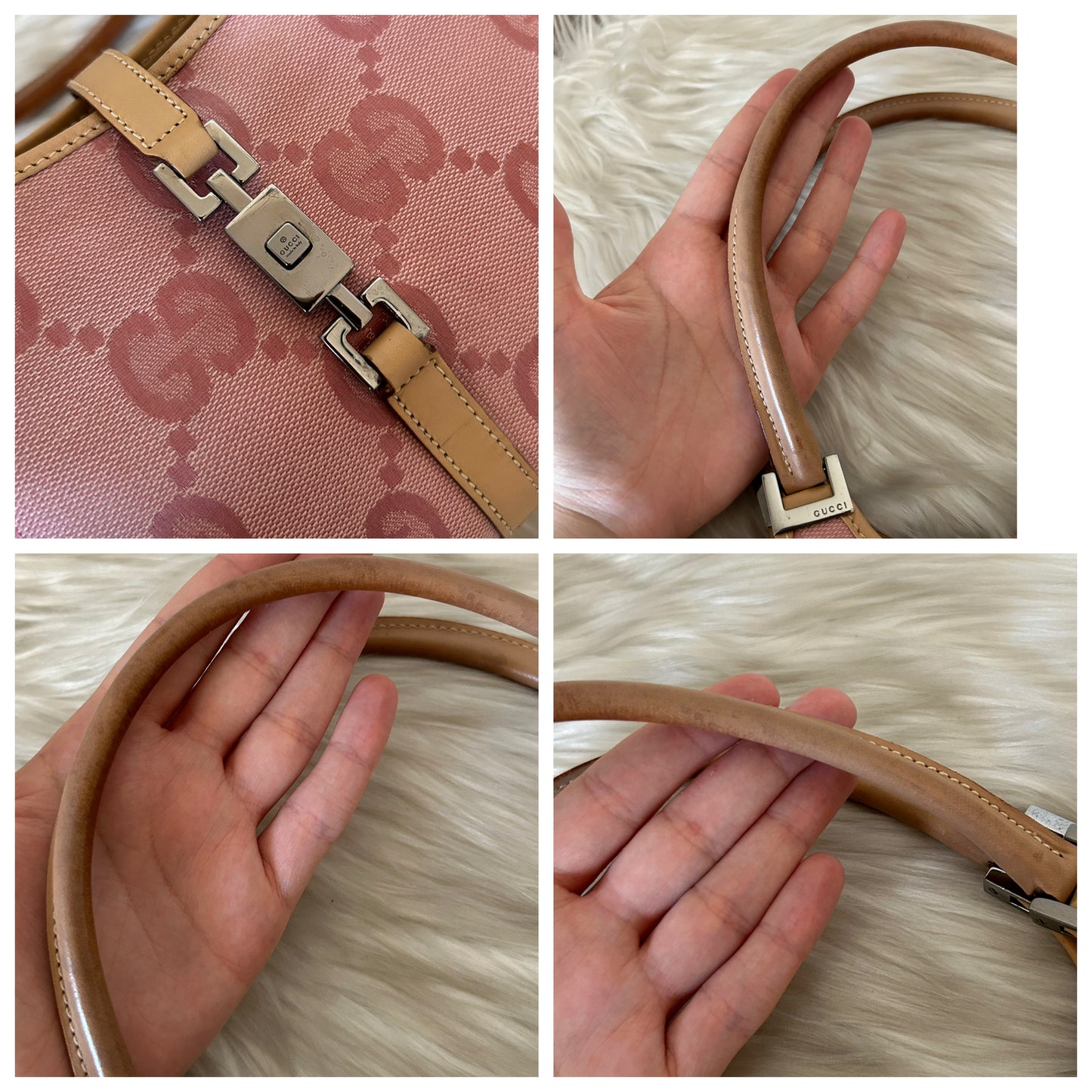 Gucci Jackie rosa monogram