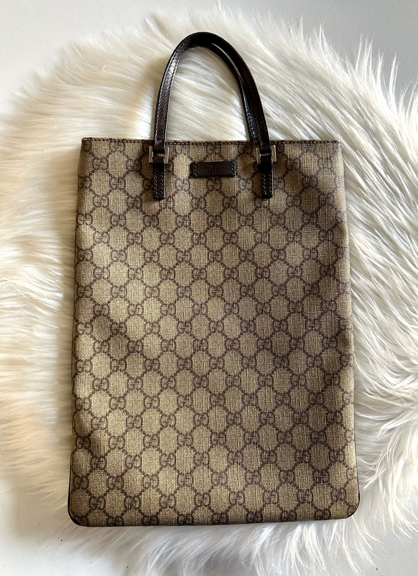 Gucci mini tote in monogram a bustina vintage