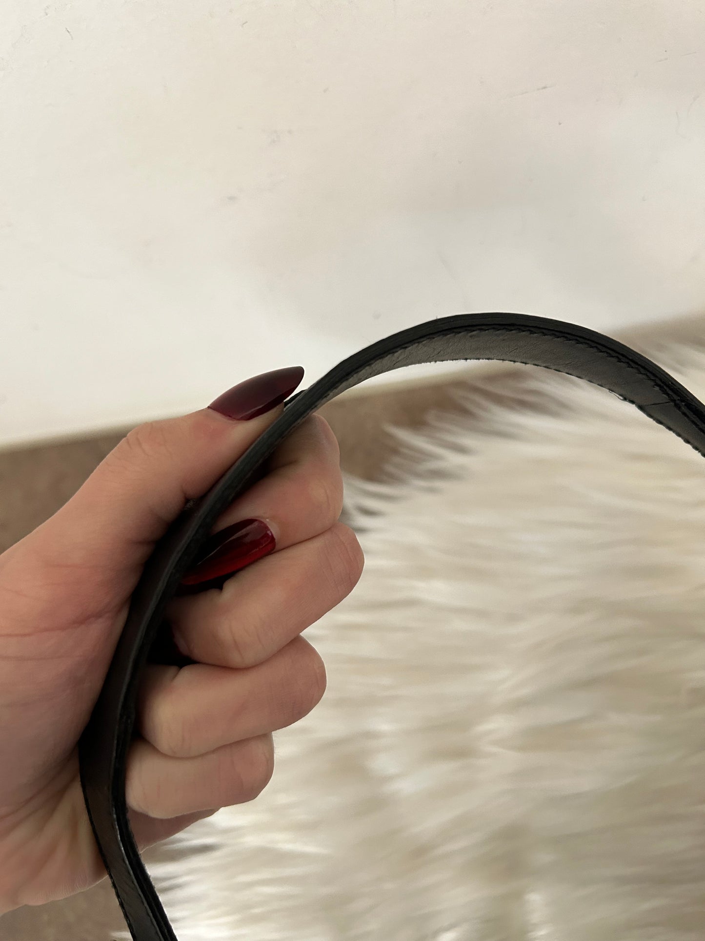 Gucci Jackie vintage taglia media in monogram nera