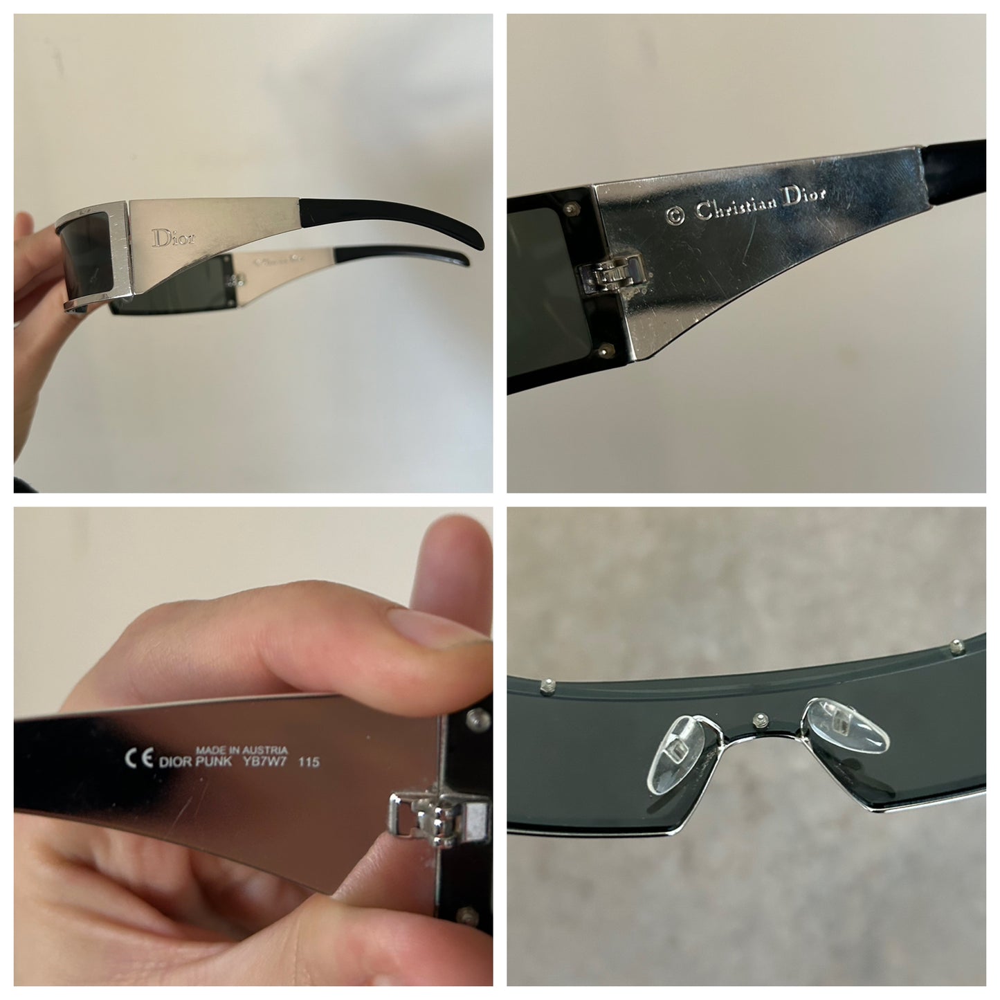 Occhiali Dior Punk by John Galliano vintage