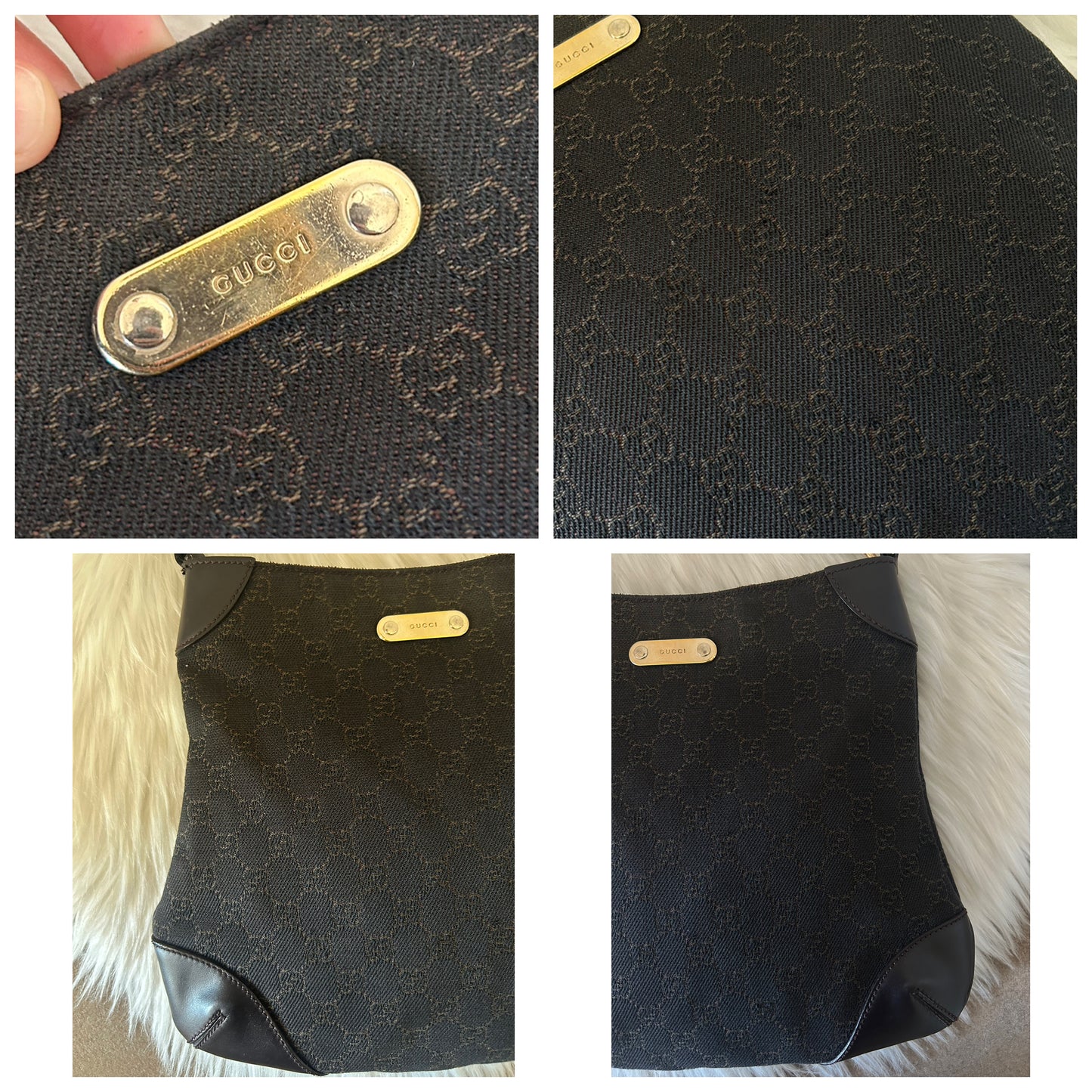 Gucci tote monogram in denim
