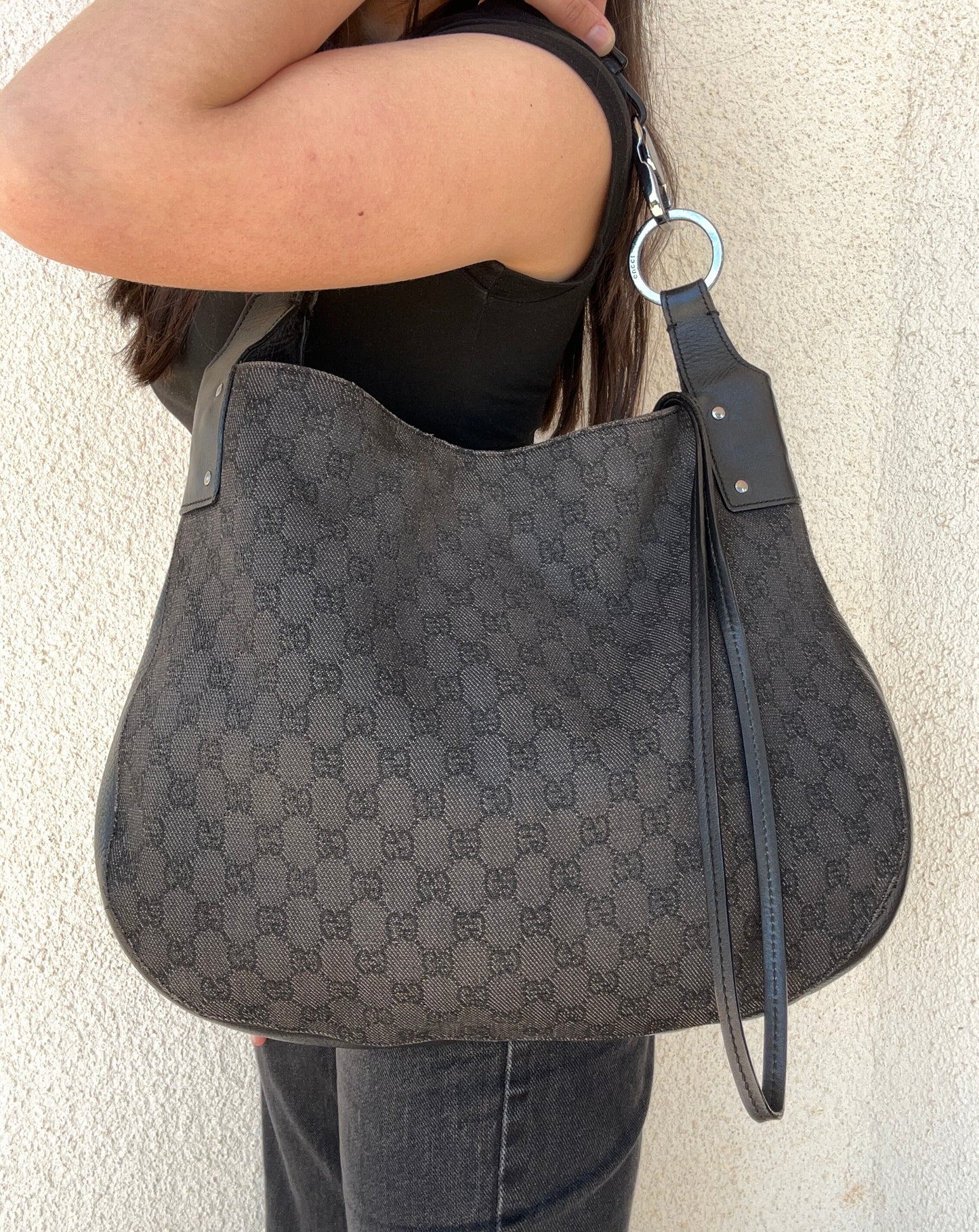 Gucci Hobo tote in denim