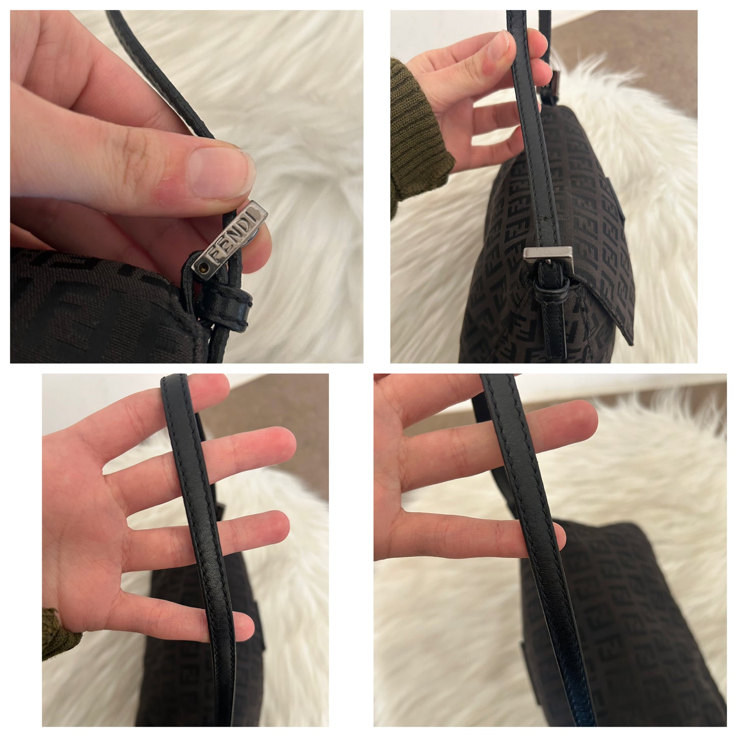 Fendi Mini Mamma Baguette zucchino