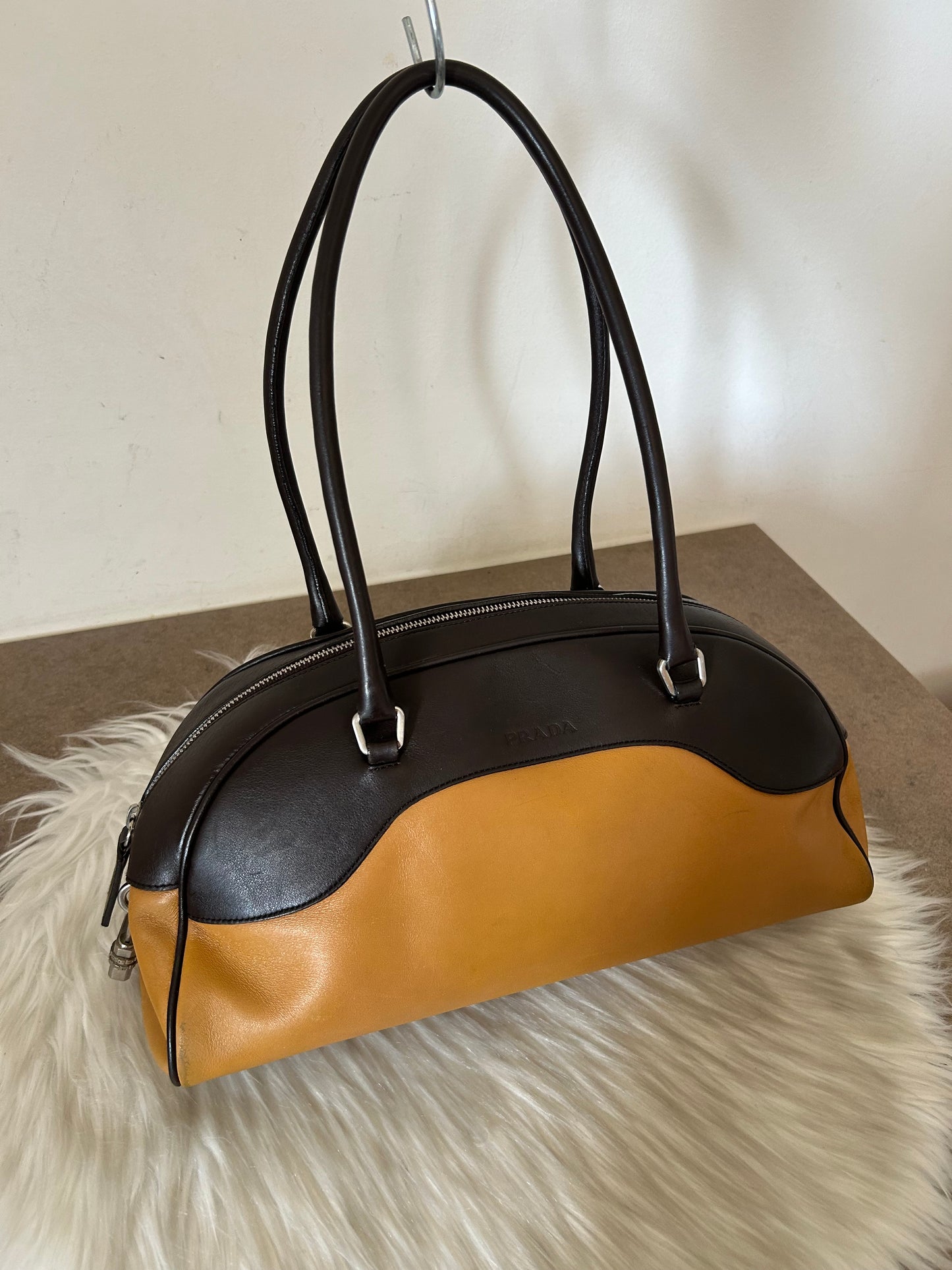 Prada Bowling in pelle