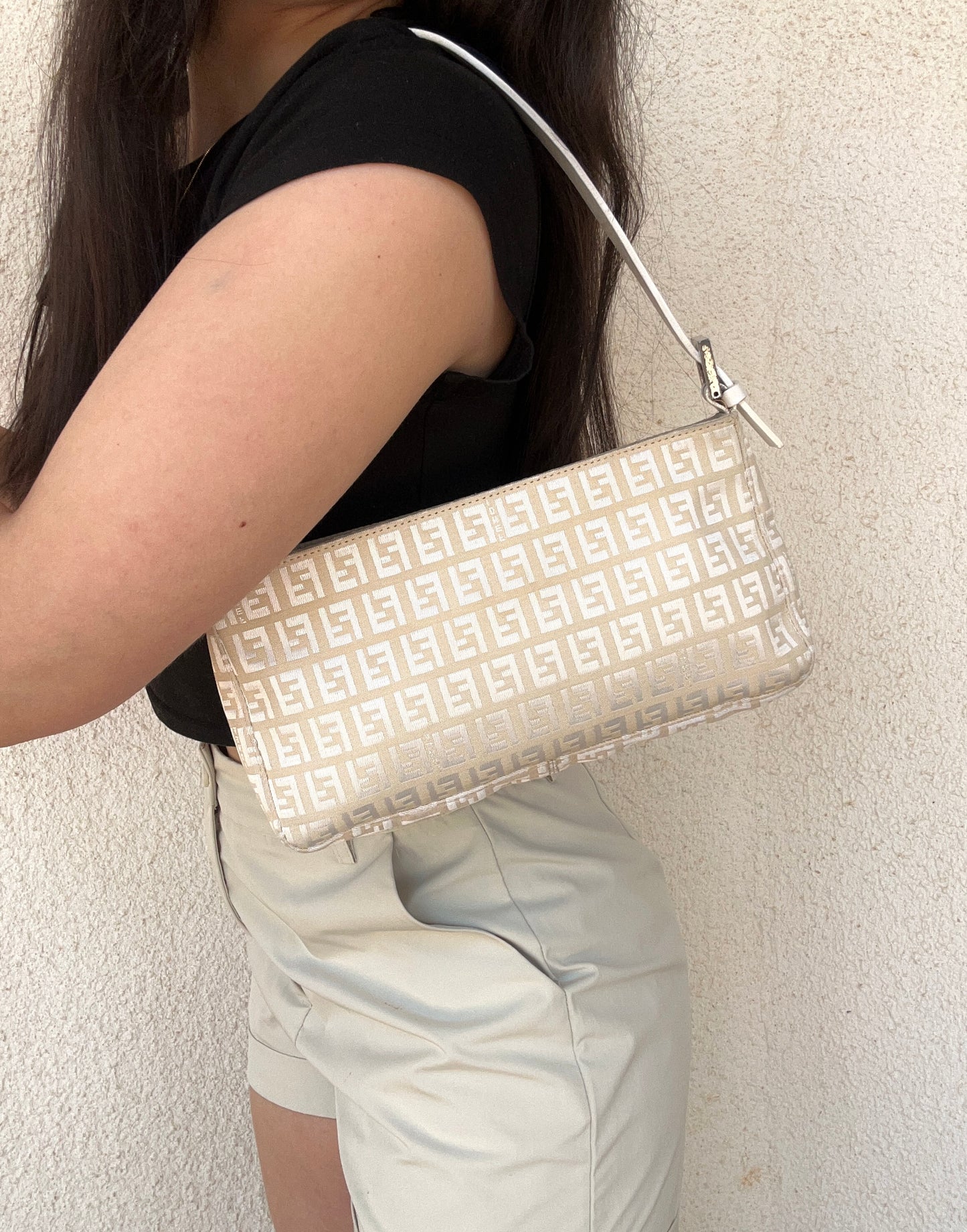 Fendi Baguette zucchino panna
