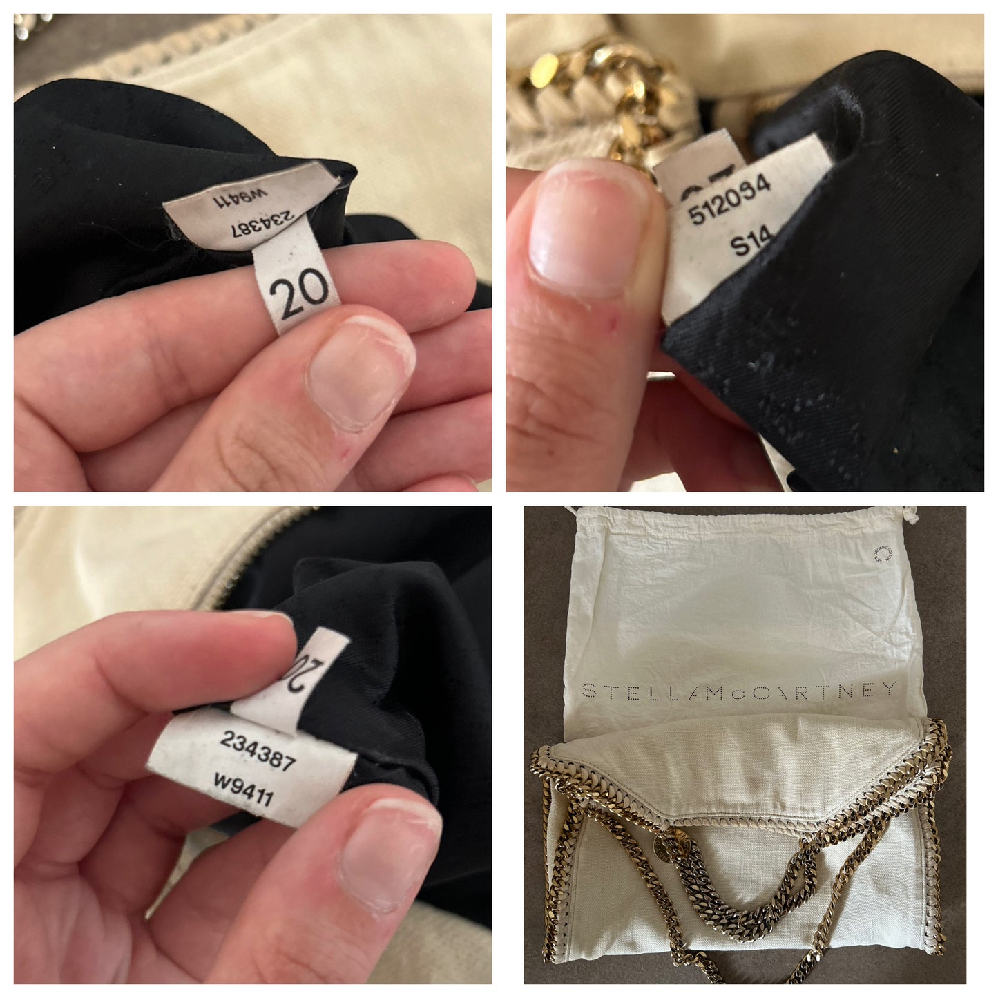 Falabella Stella McCartney misura media a 3 catene