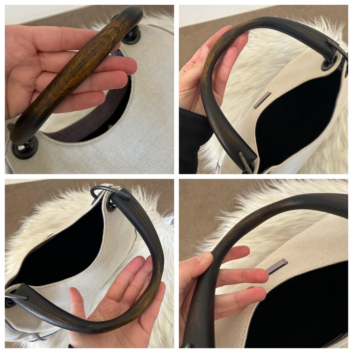 Gucci Colbert beige e lilla