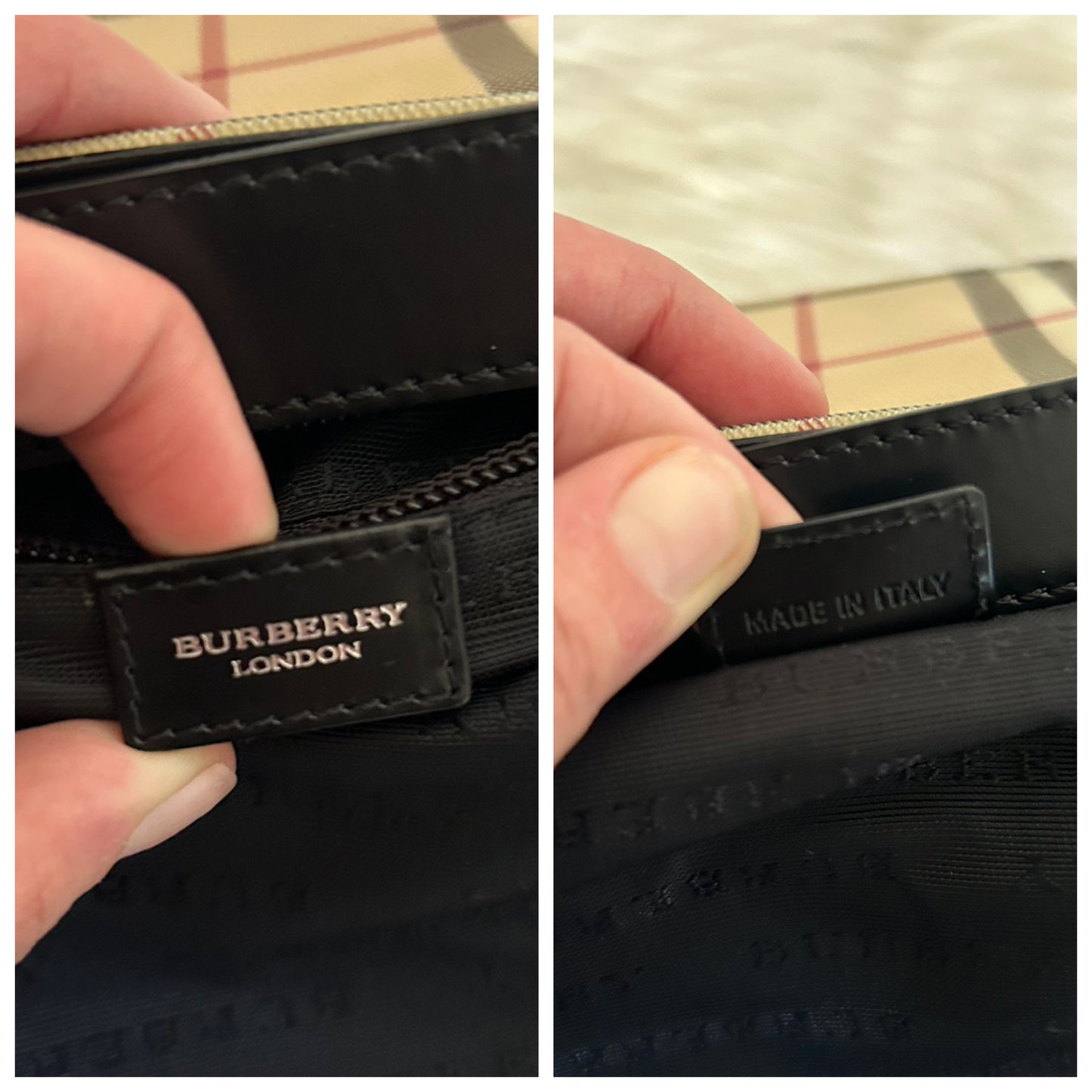 Burberry baguette Check