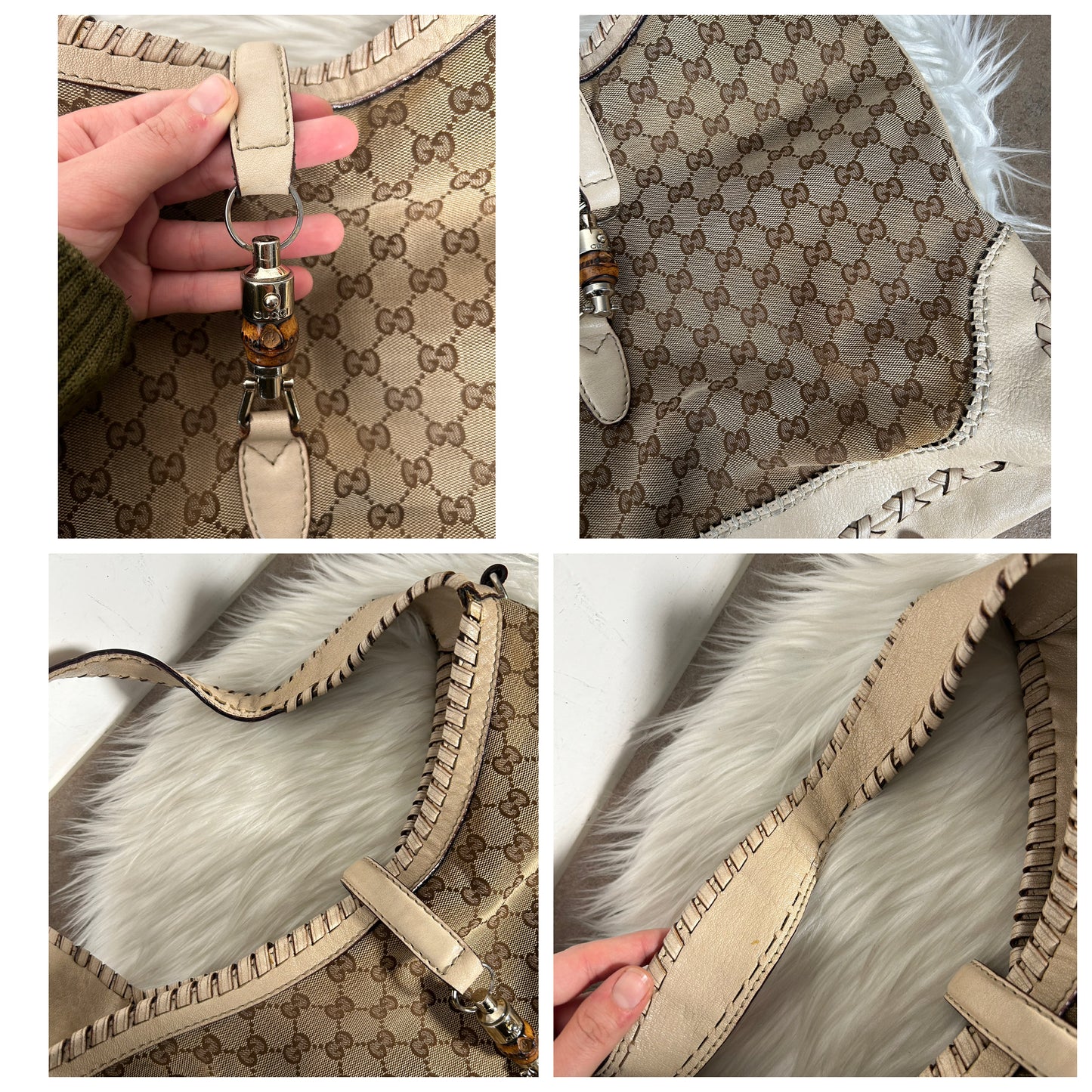Gucci Jackie tote in monogram