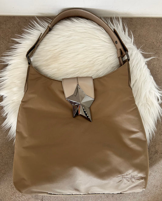 Tote bag Thierry Mugler beige