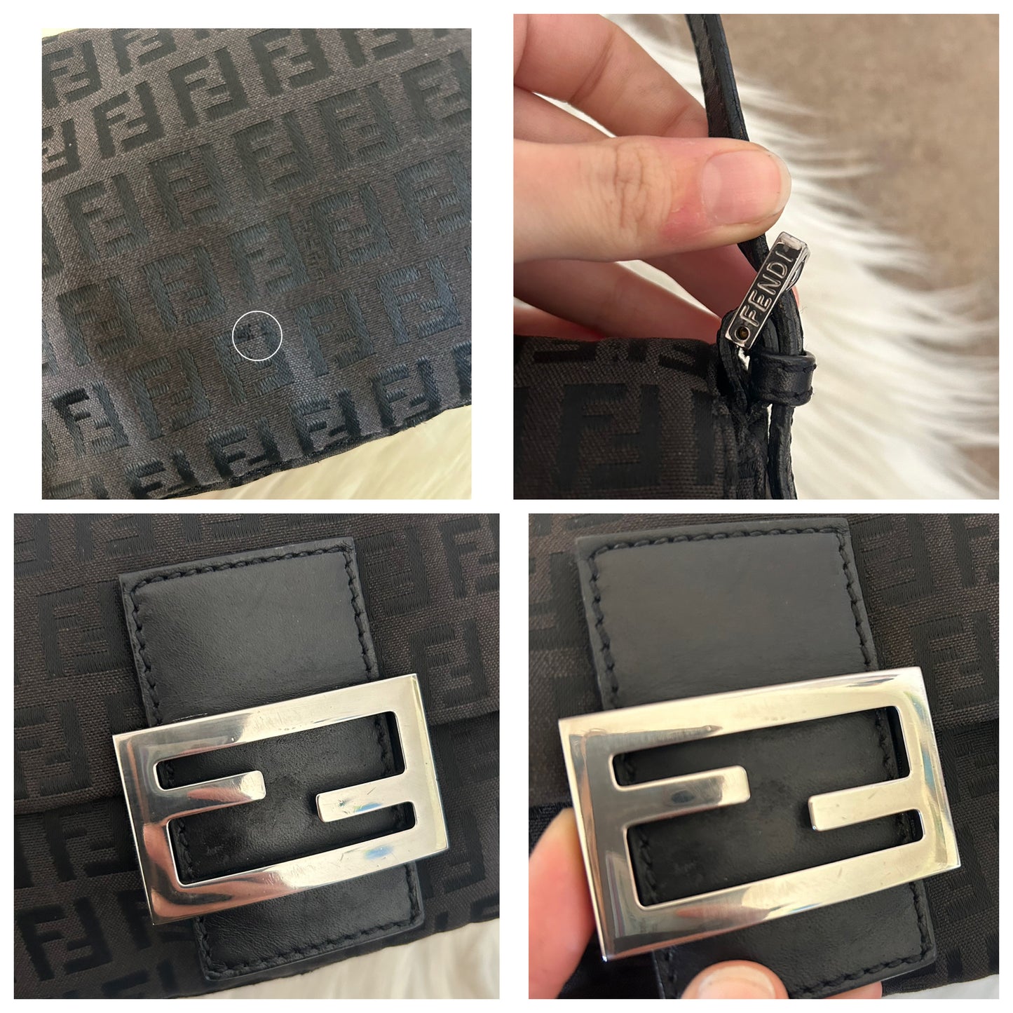 Fendi Mini Mamma Baguette zucchino