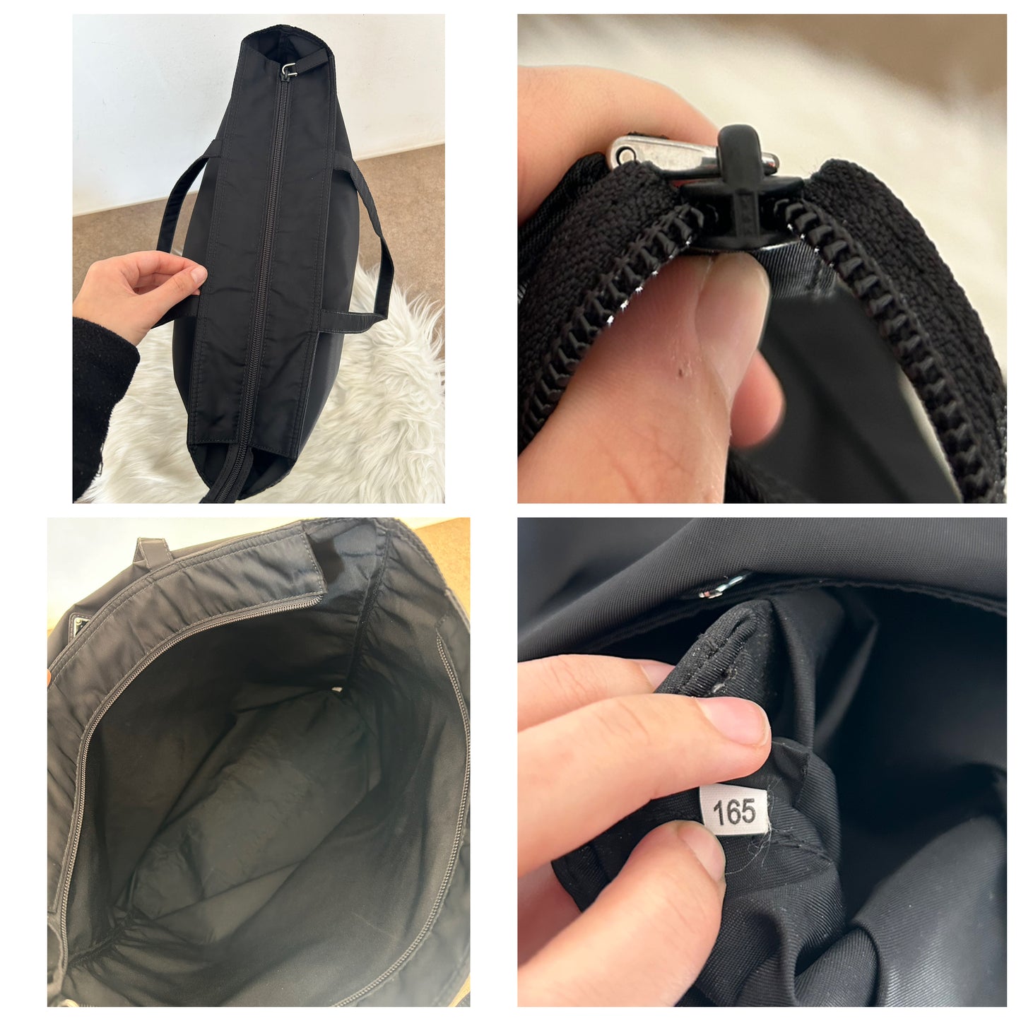 Prada tote nera in nylon