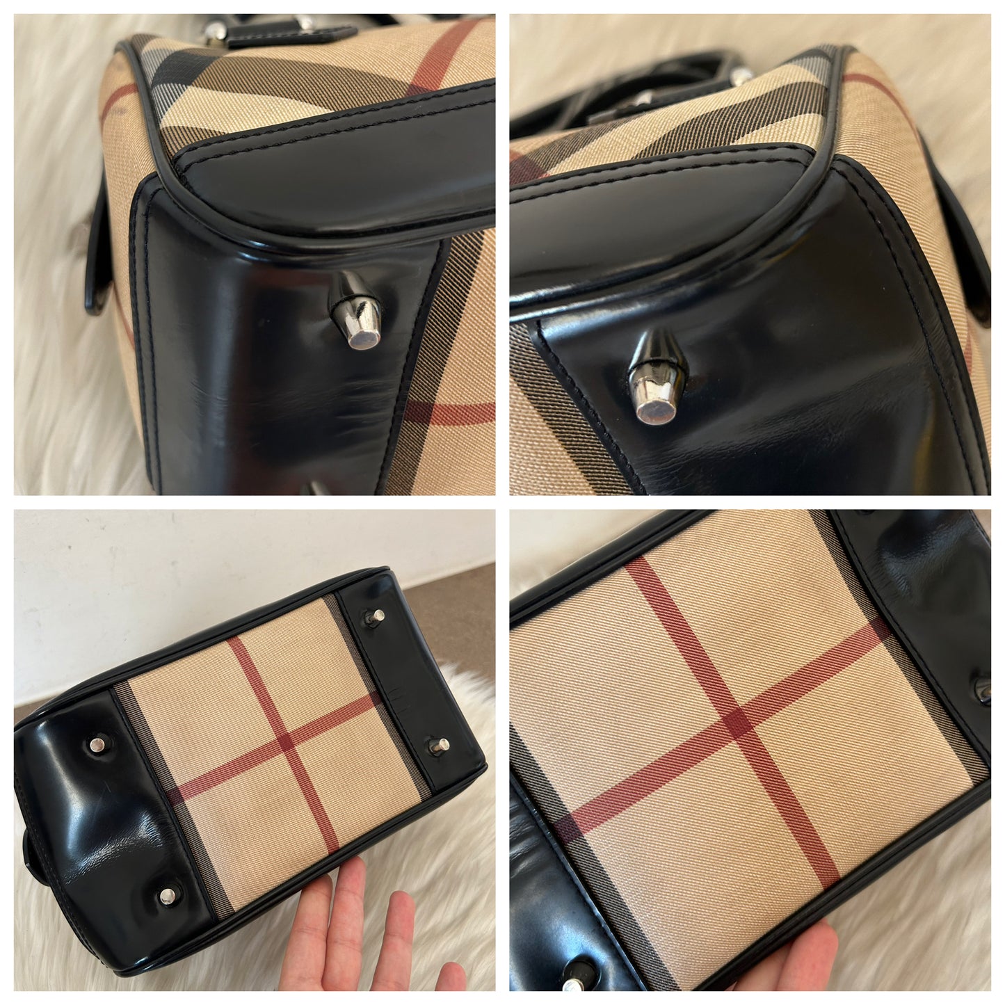 Burberry bauletto in check