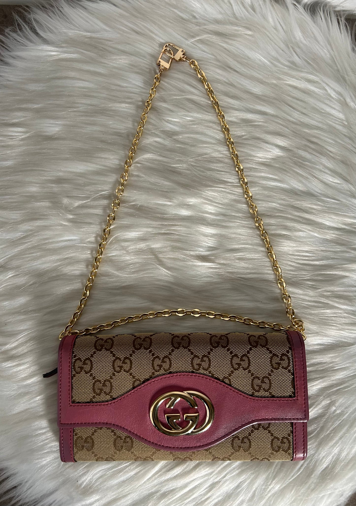 Wallet on Chain Gucci in monogram