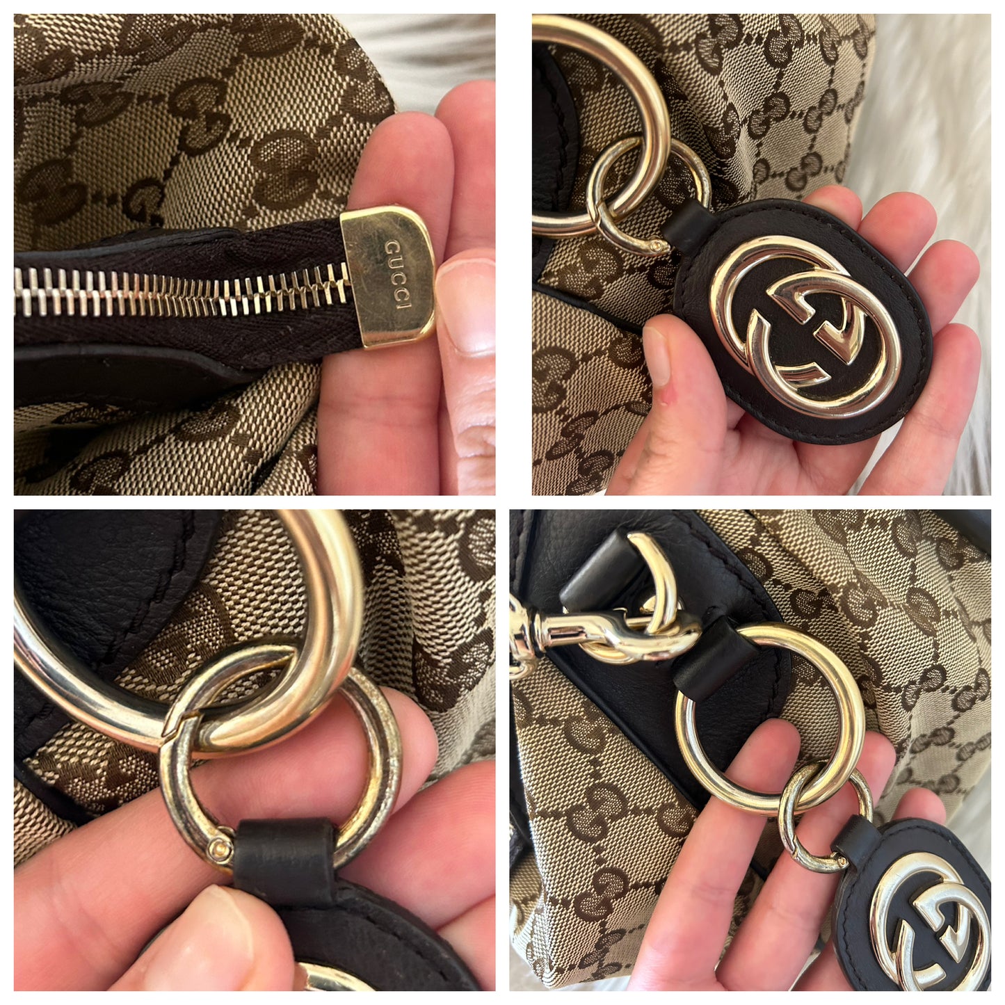 Gucci Sukey tote bag in monogram con tracolla