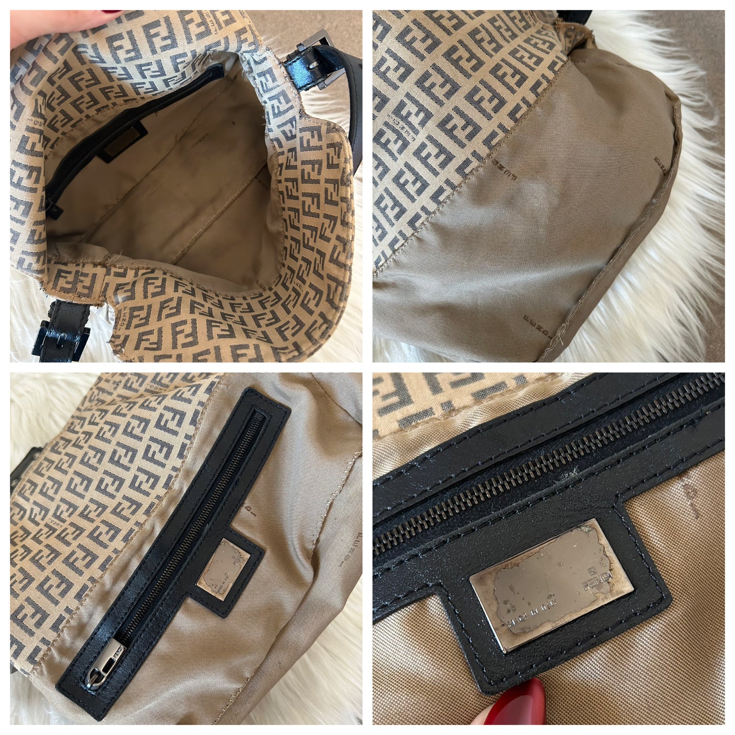 Fendi Baguette monogram zucchino