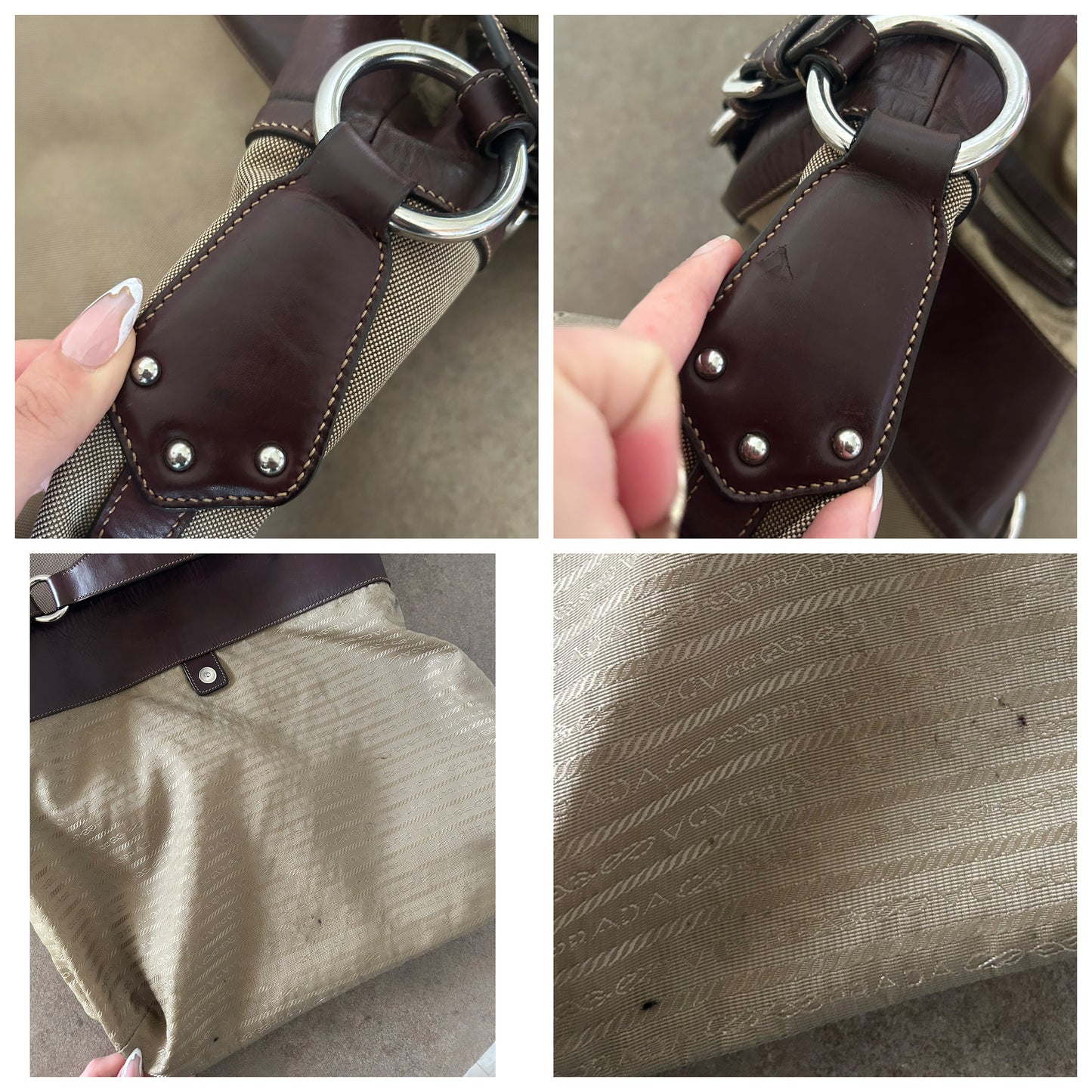 Prada tote bag corda