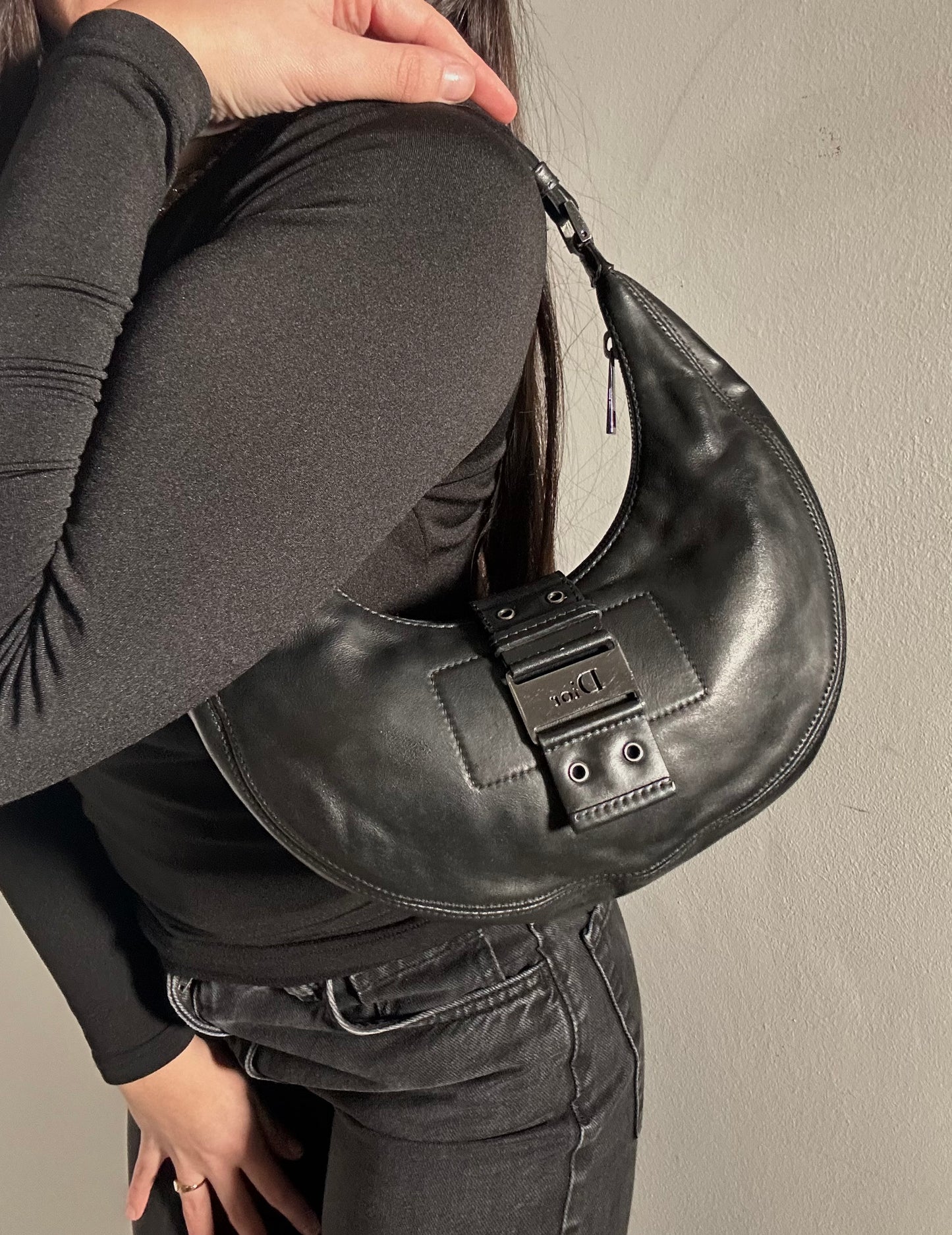 Dior Street Chic in pelle nera