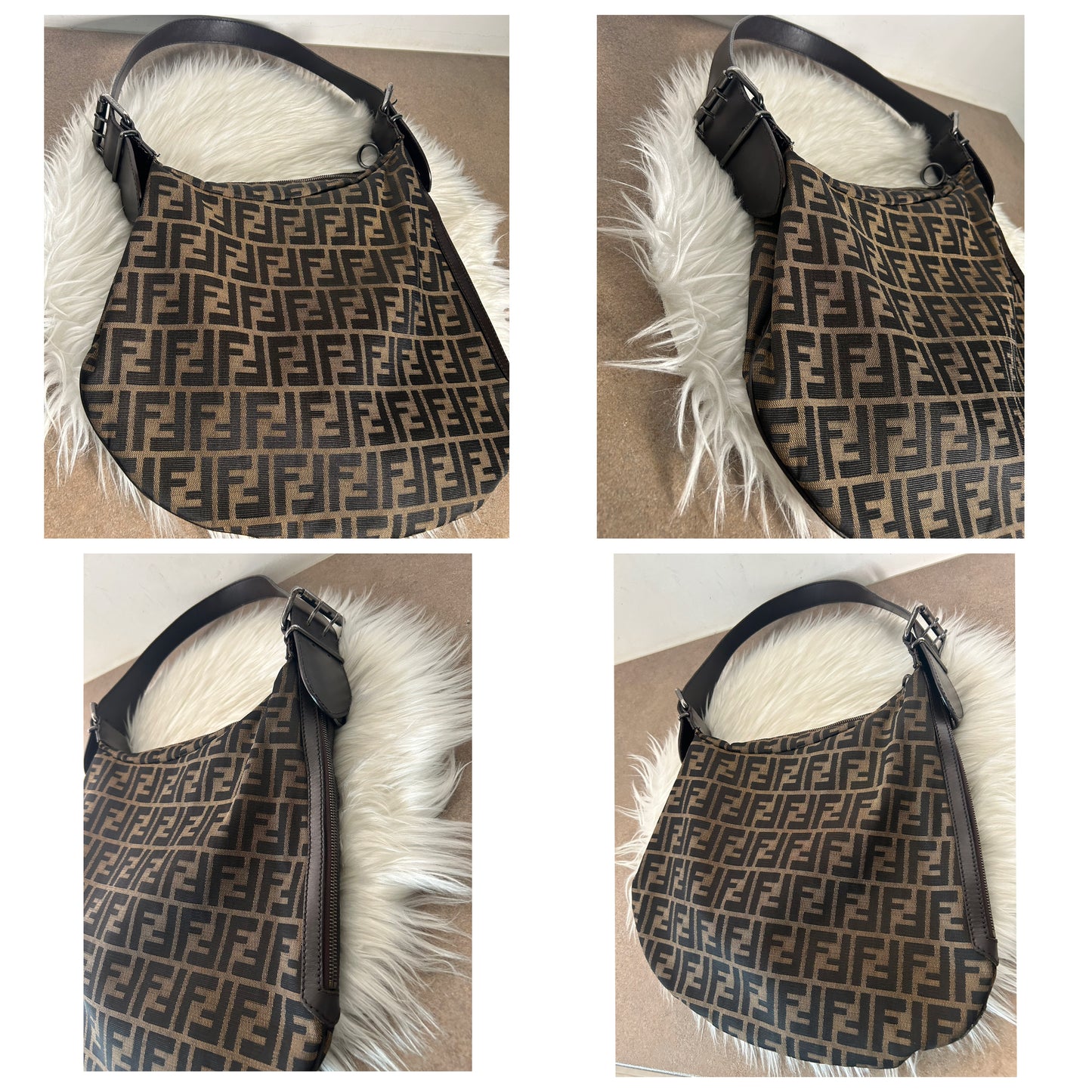 Fendi Oyster in monogram zucca vintage