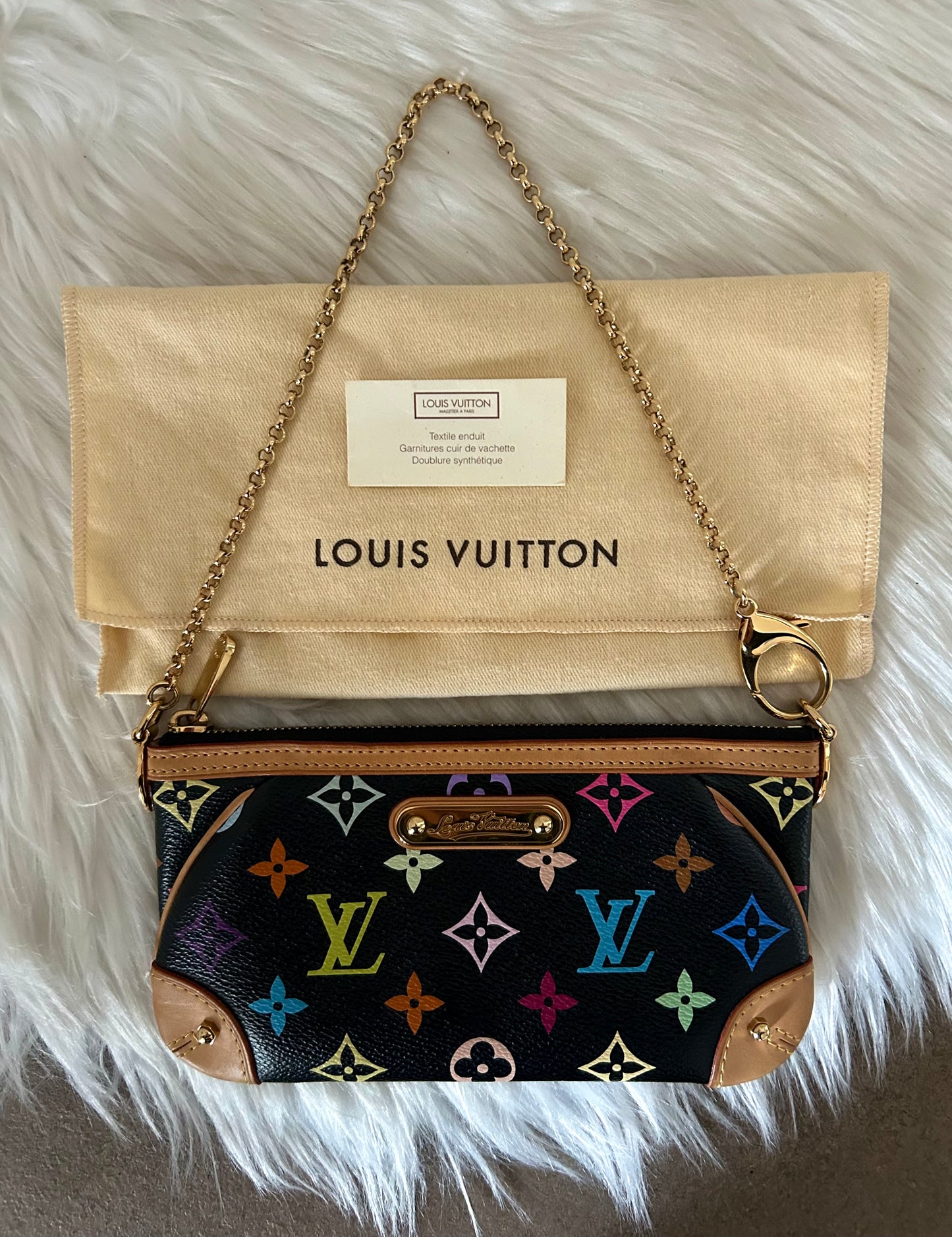 Louis Vuitton x Takashi Murakami pochette vintage