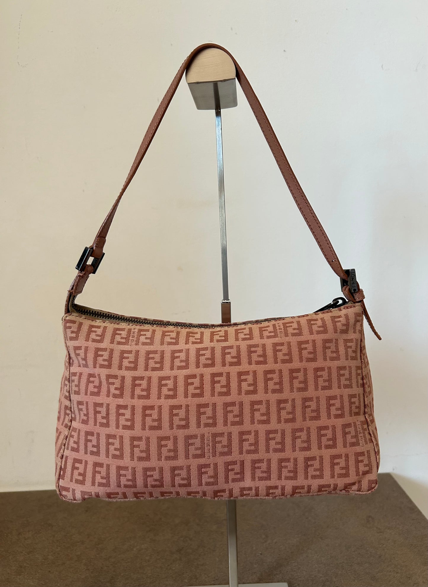 Fendi Baguette Sunset sfumata in monogram zucchino