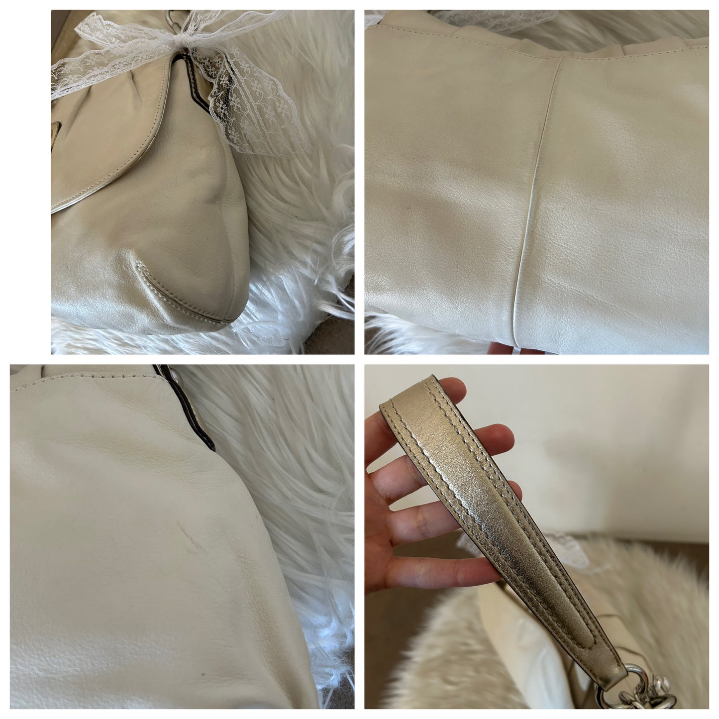 Coach Signature Sufflette in pelle