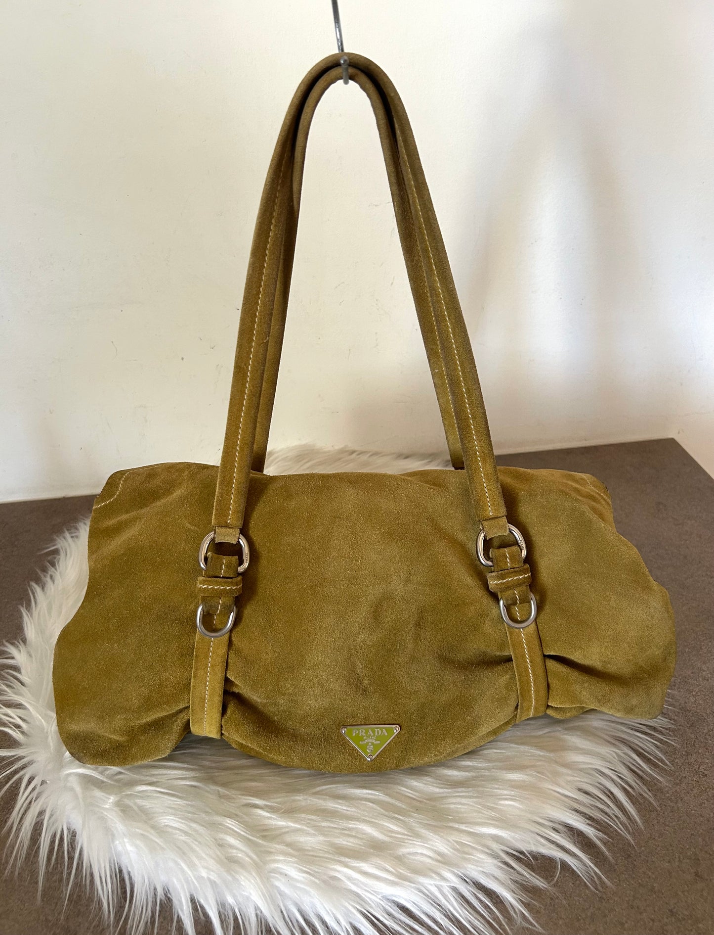 Prada tote in suede