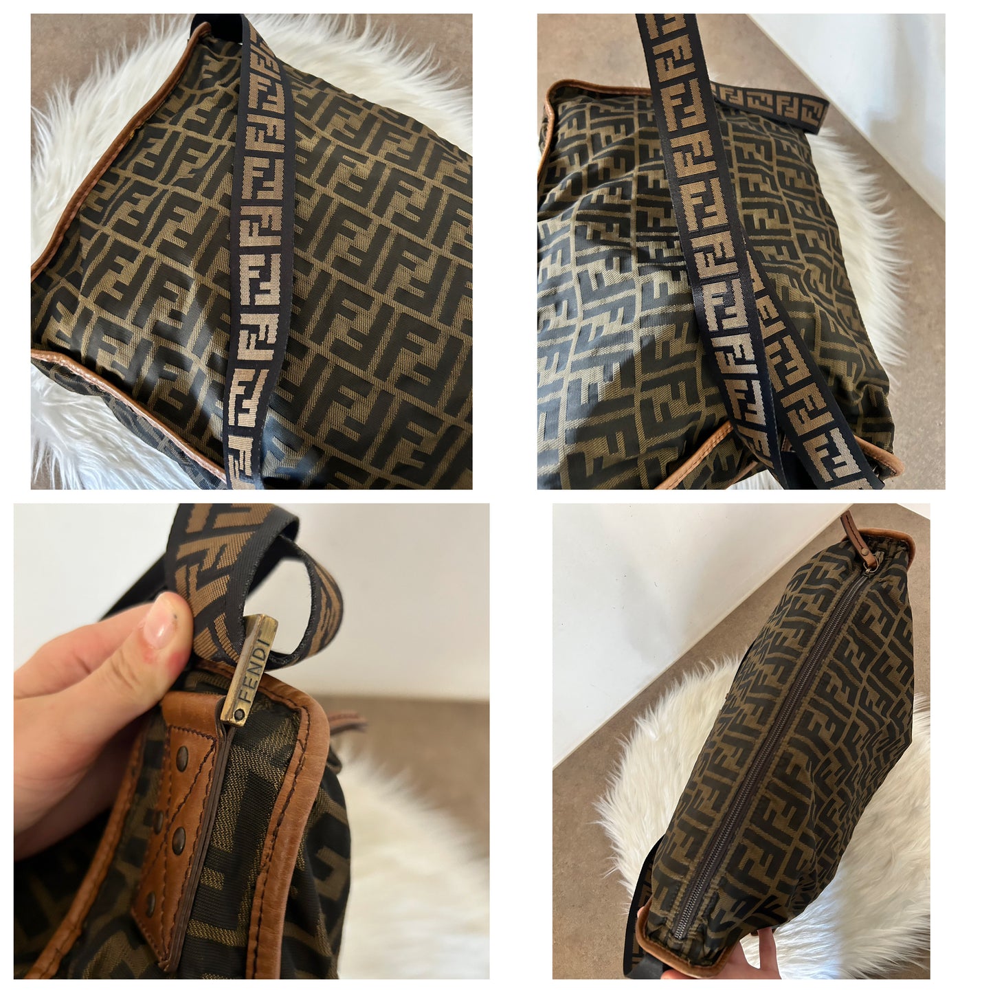 Fendi zucca a tracolla