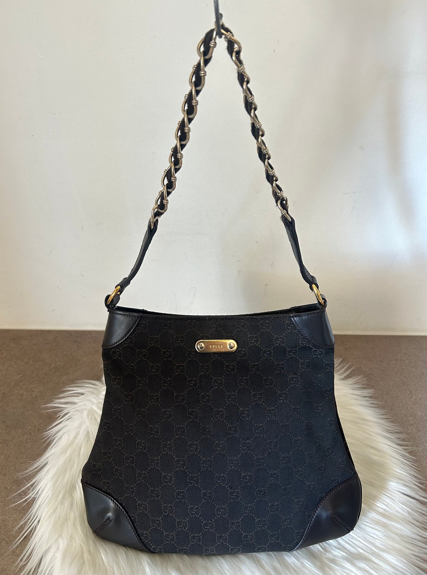 Gucci tote monogram in denim