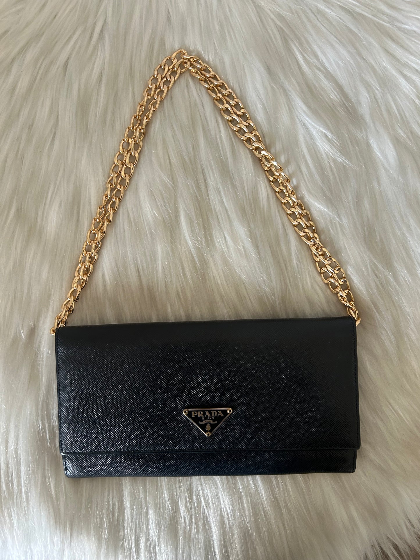 Prada Woc nero in pelle saffiano