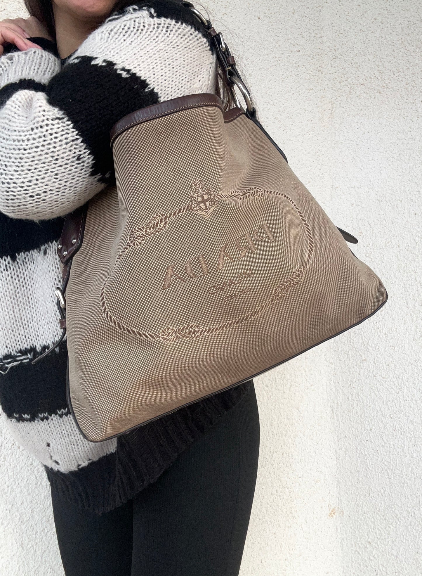 Prada tote bag corda