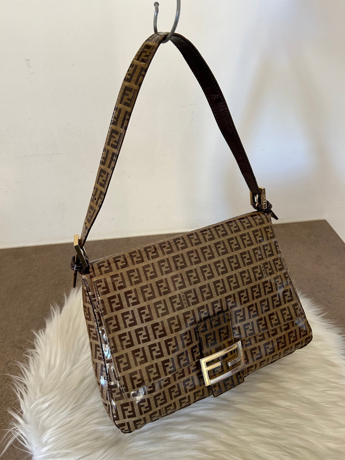 Fendi Mama Baguette monogram zucchino