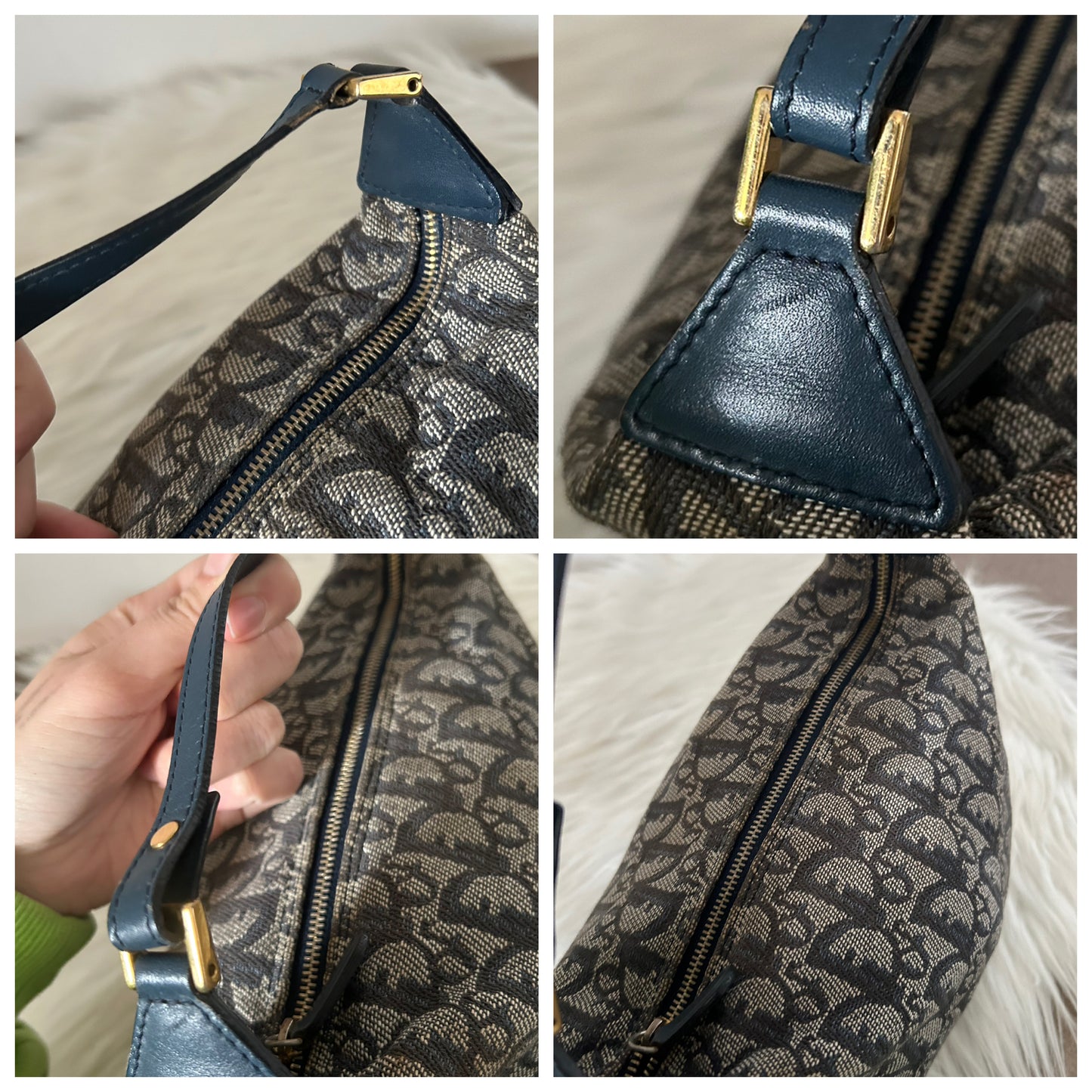 Dior mini tote in monogram vintage