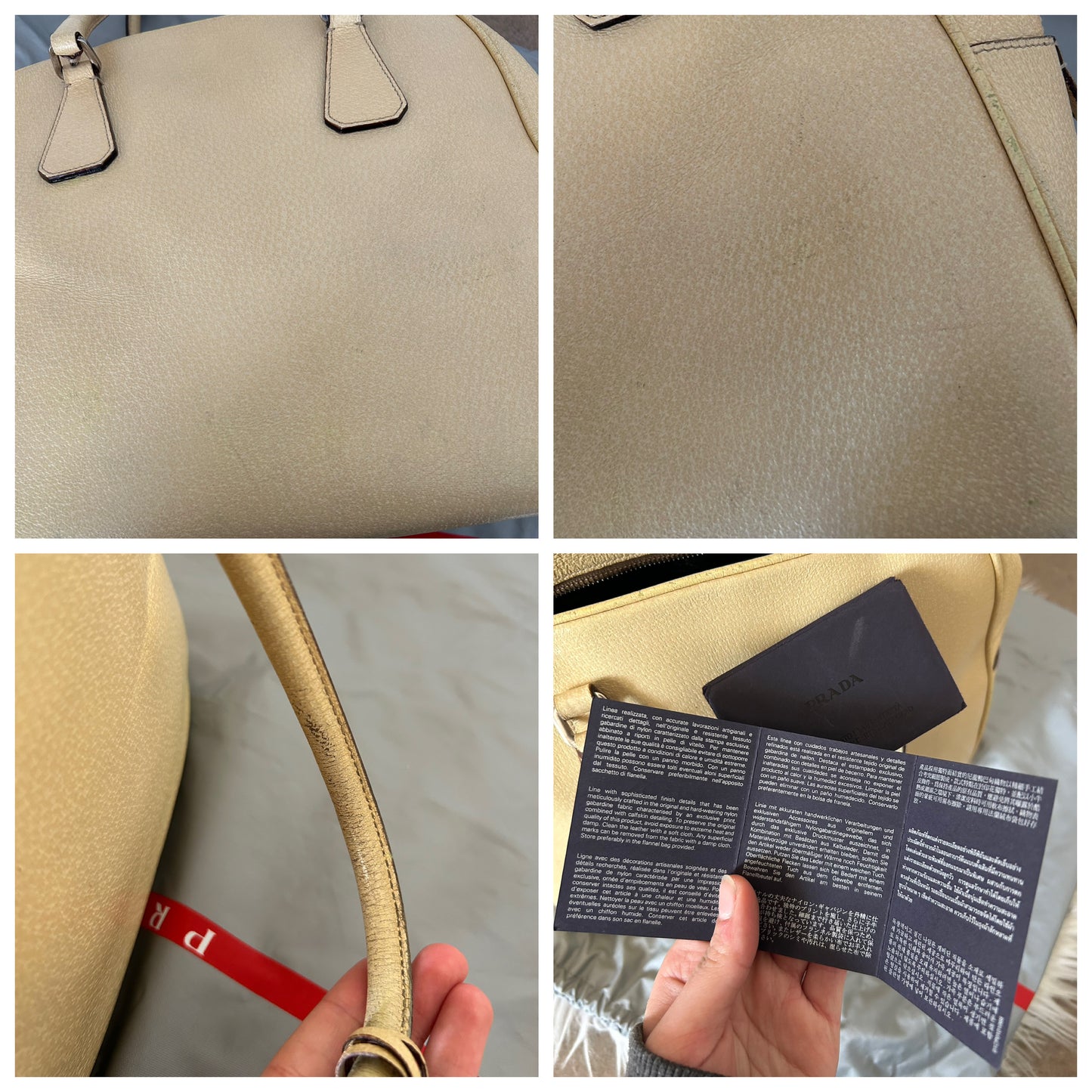 Prada Work crema vintage
