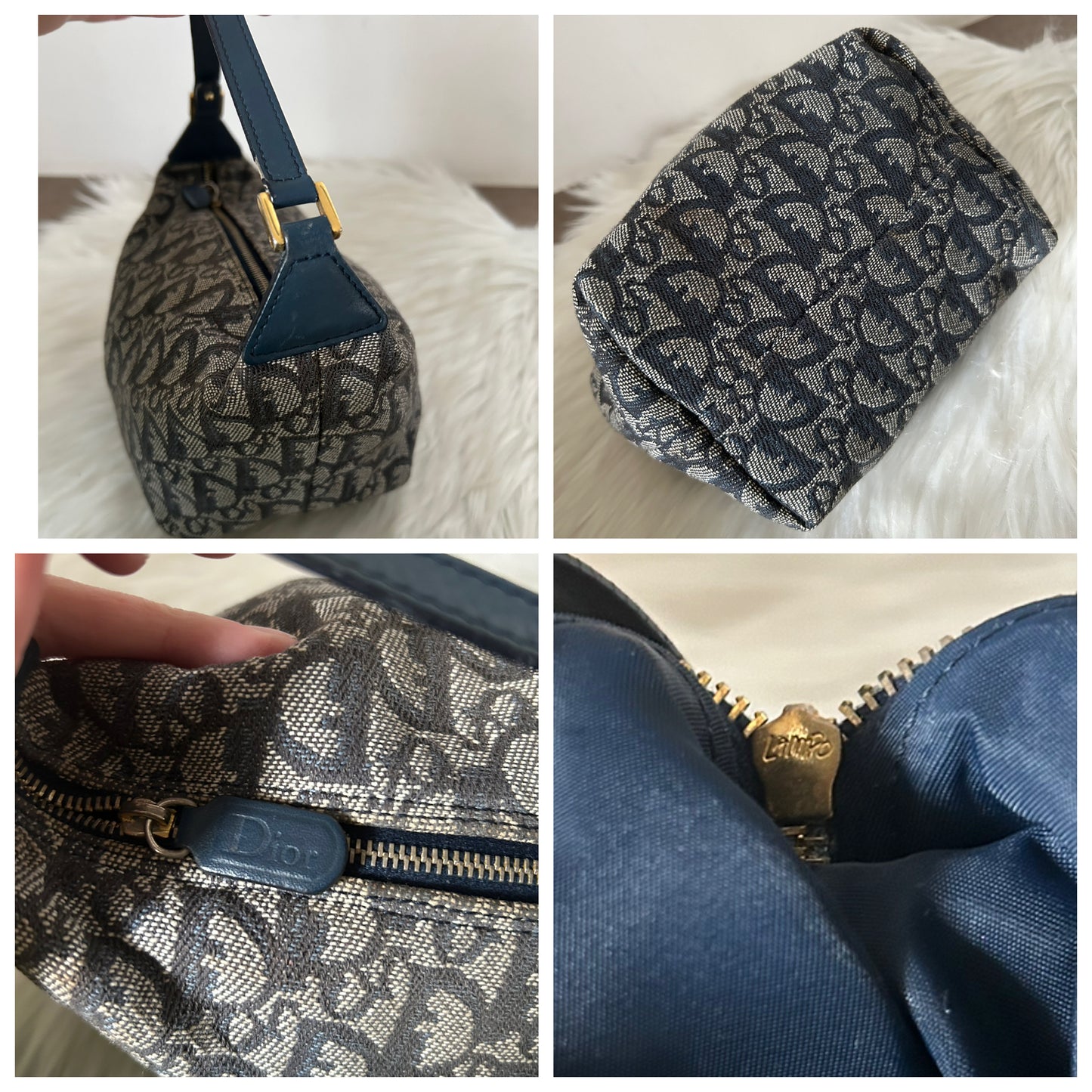 Dior mini tote in monogram vintage