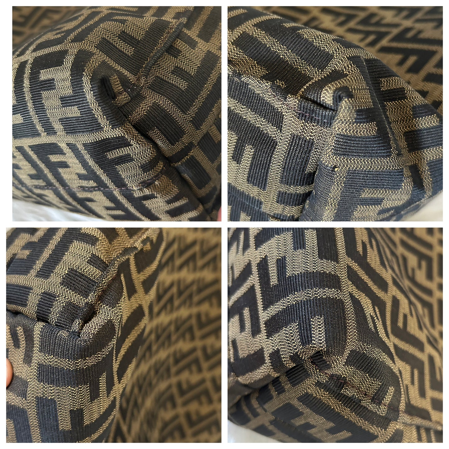 Fendi tote bag in monogram zucca