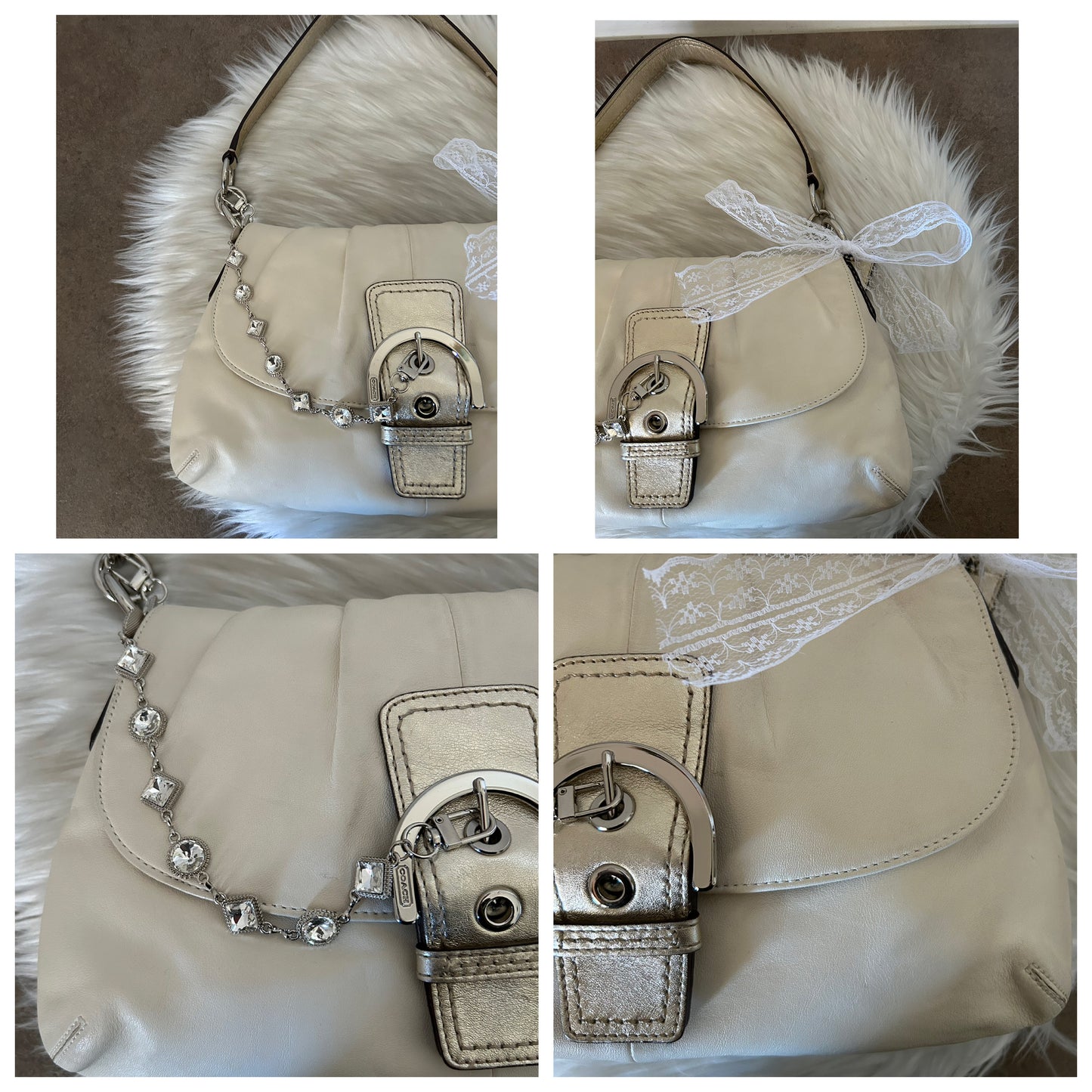Coach Signature Sufflette in pelle