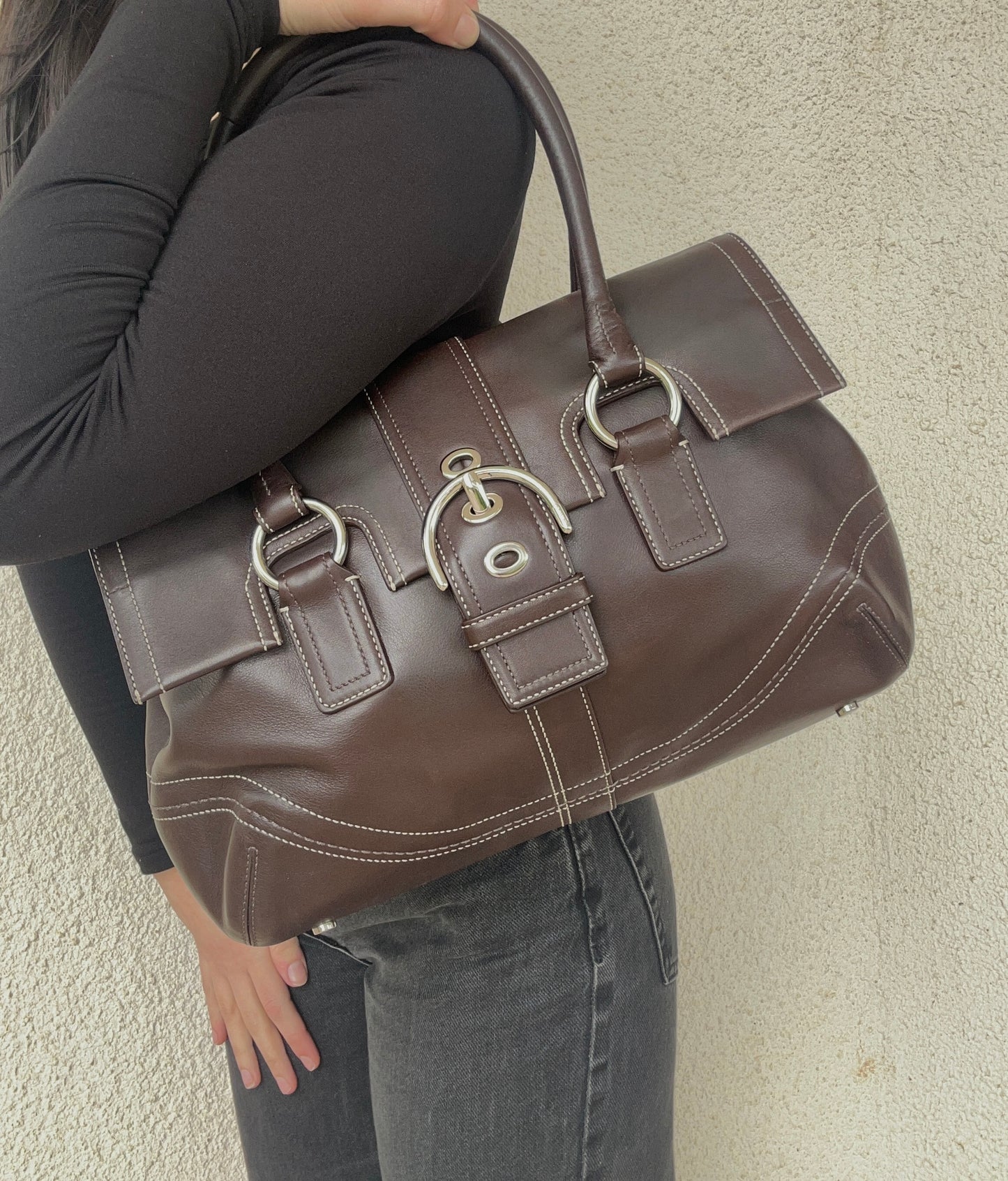 Coach Signature Sufflette tote bag vintage